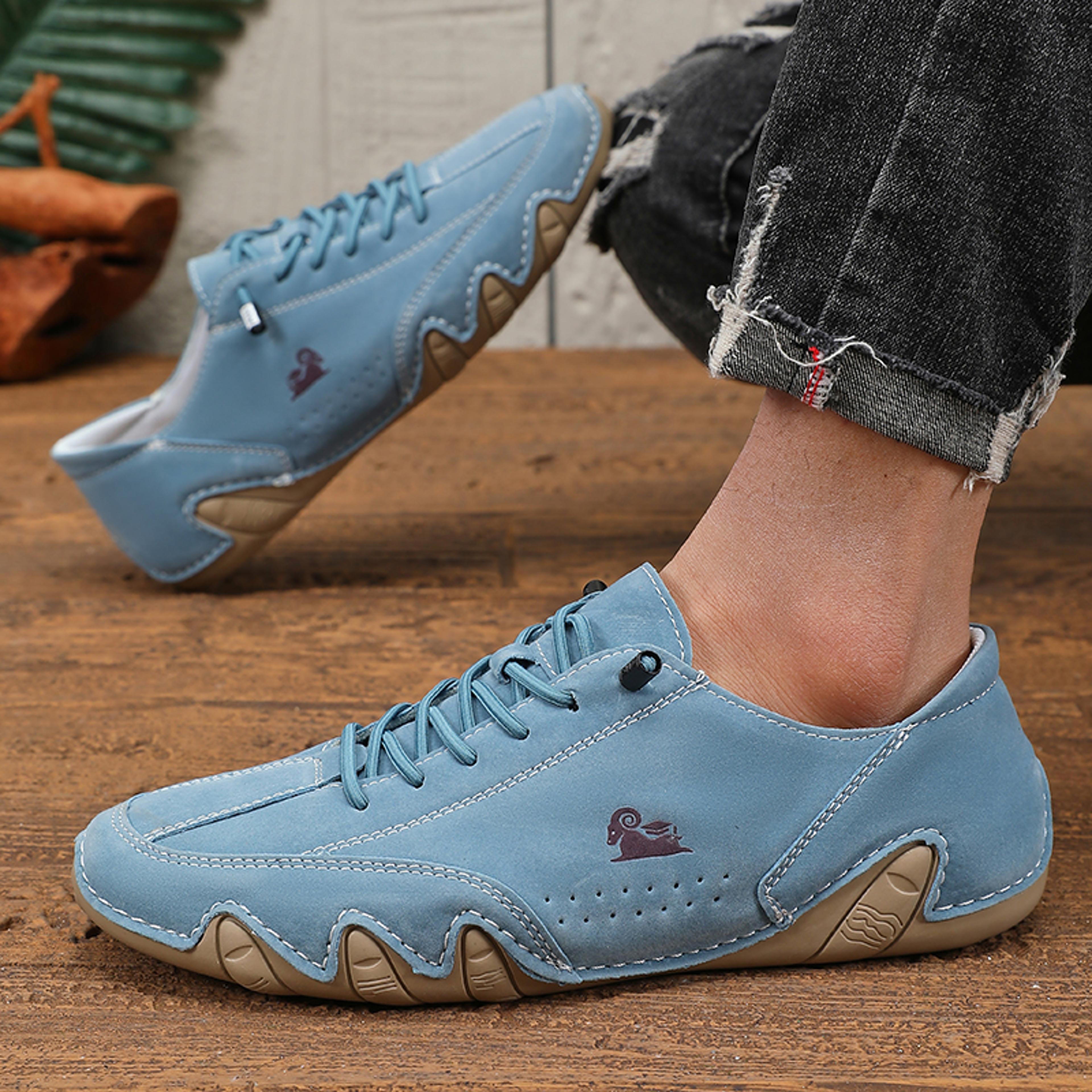 mens breathable casual loafers soft sole walking and driving shoes