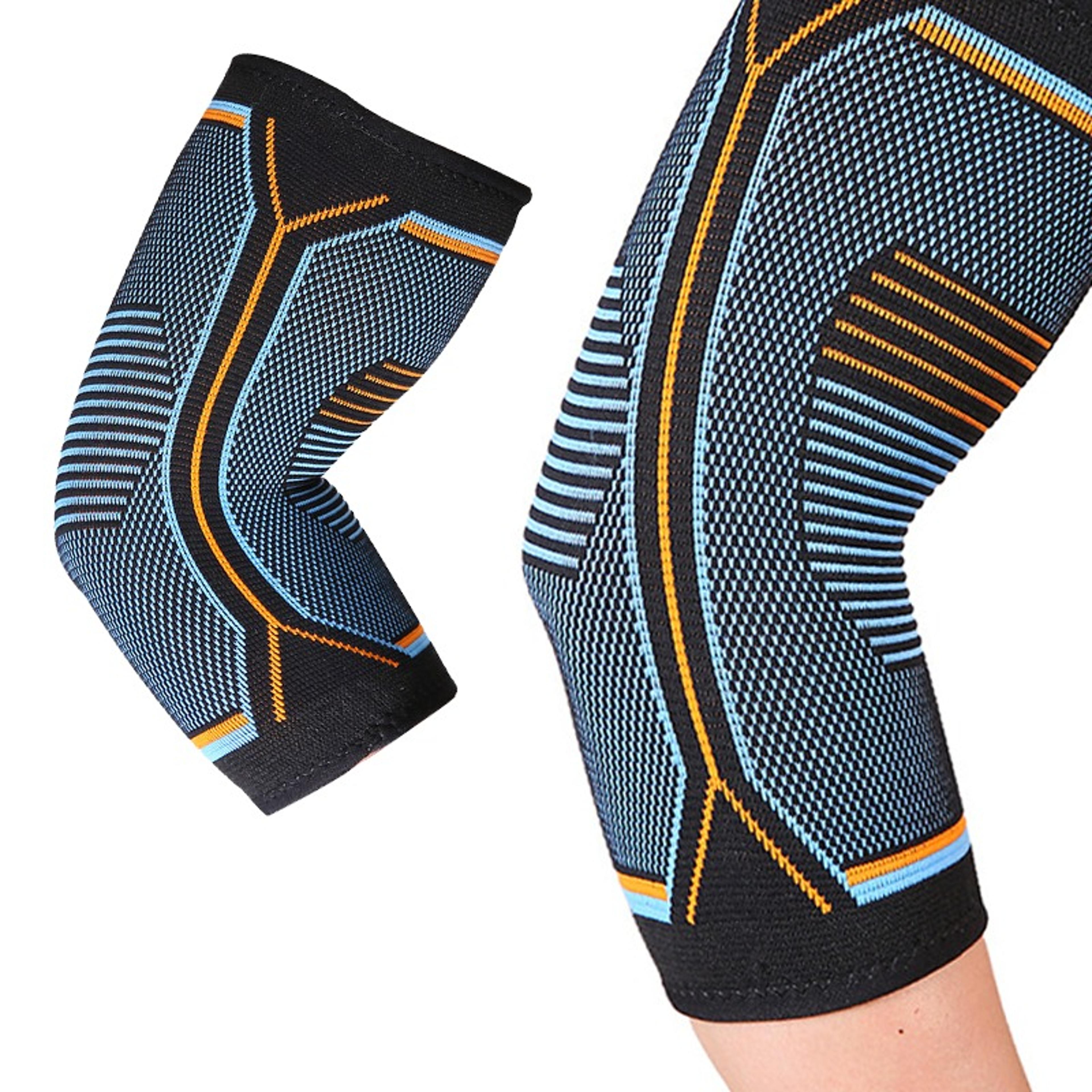 sports knit elbow brace compression sleeve for tennis elbow weightlifting and joint support