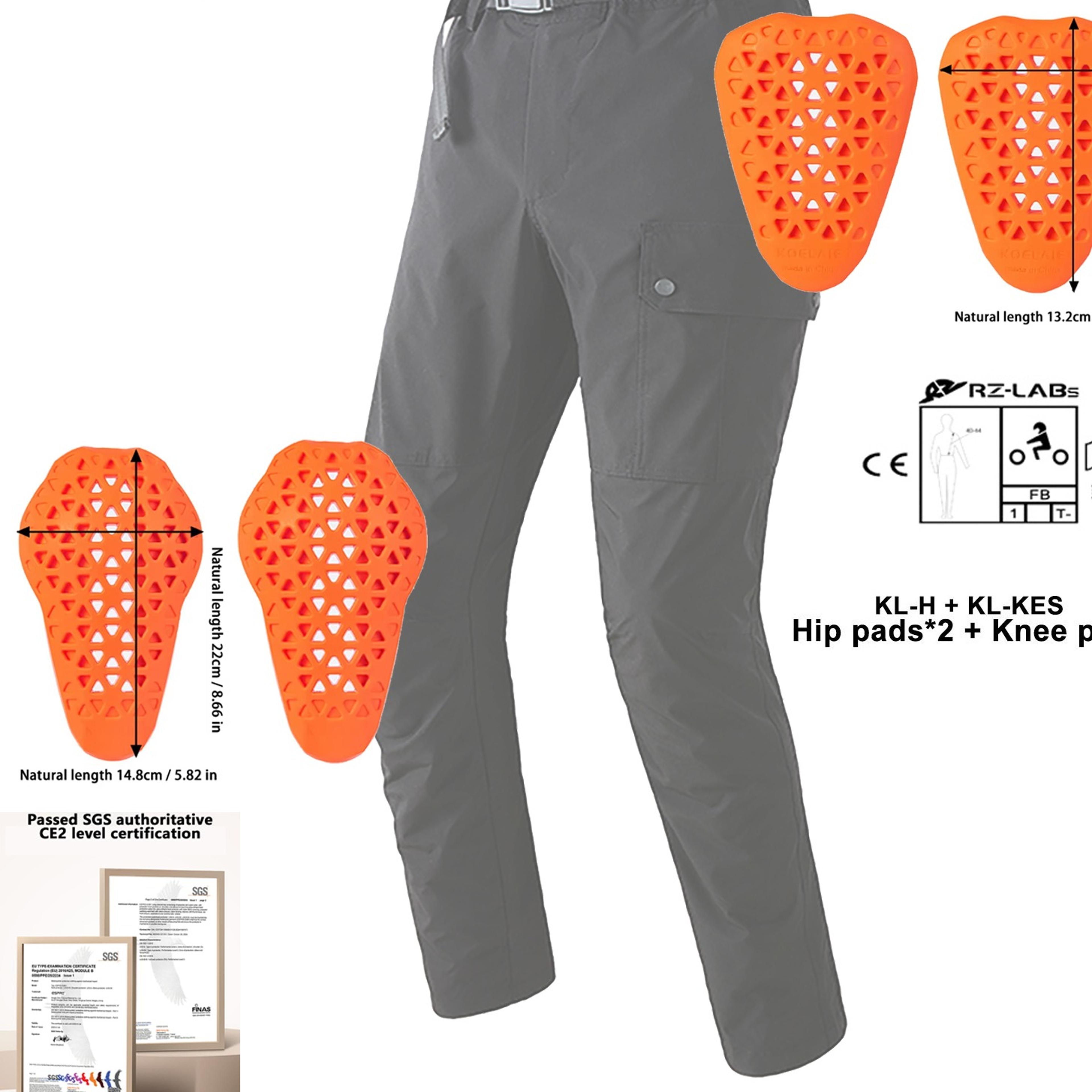 ce certified motorcycle jeans with knee pads hip protectors and protective riding armor