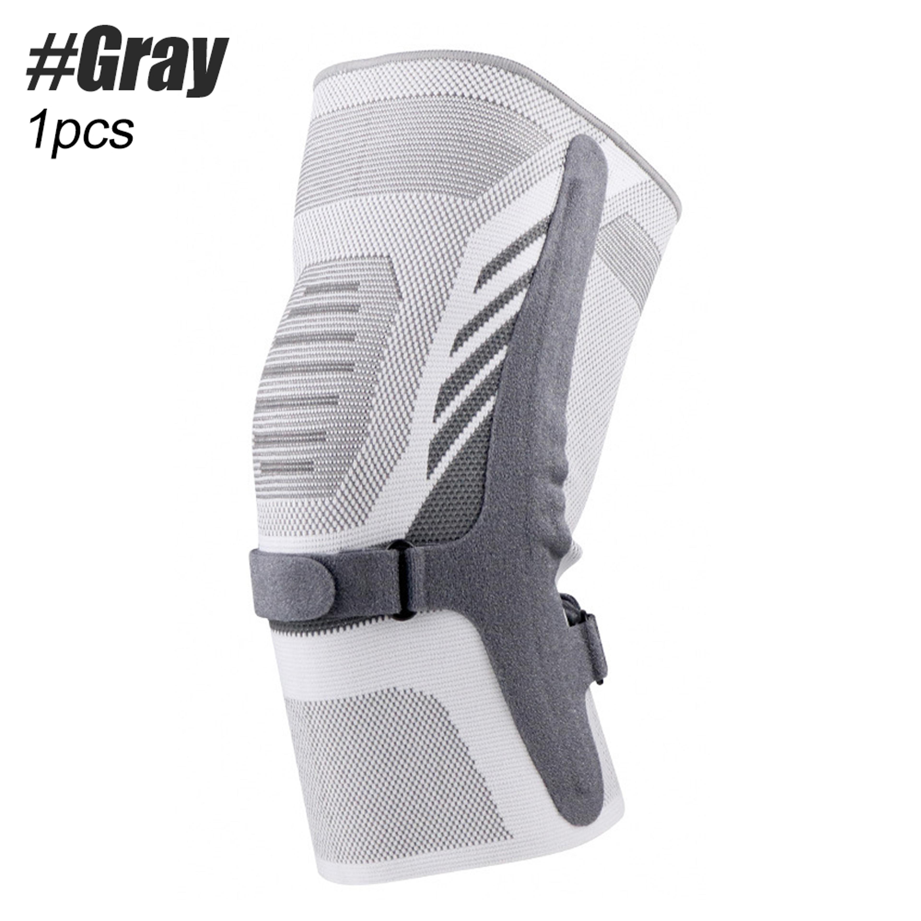 supportive knee compression sleeve with side stabilizers and patella tendon strap