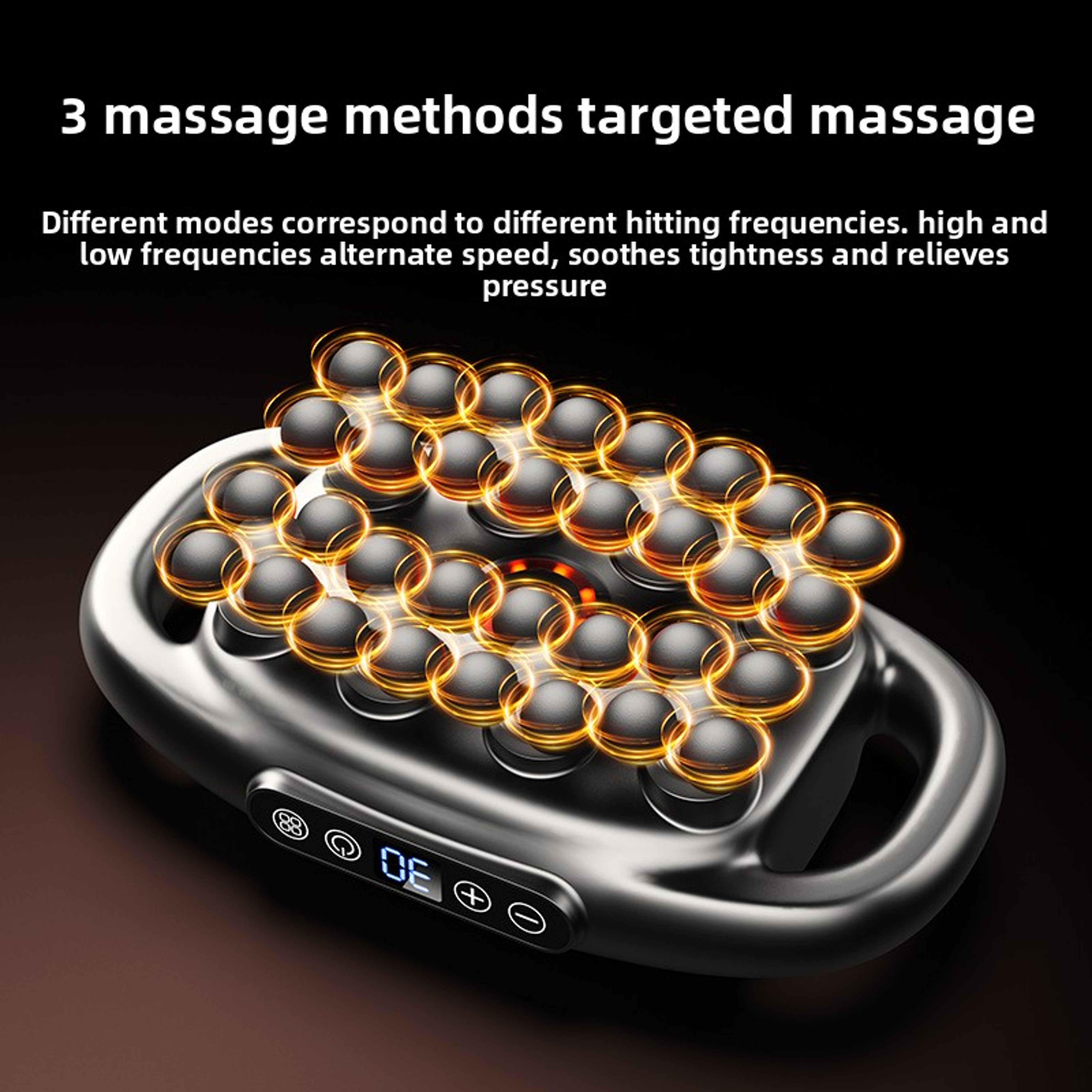 deep tissue massage gun with red light therapy wireless full body muscle massager