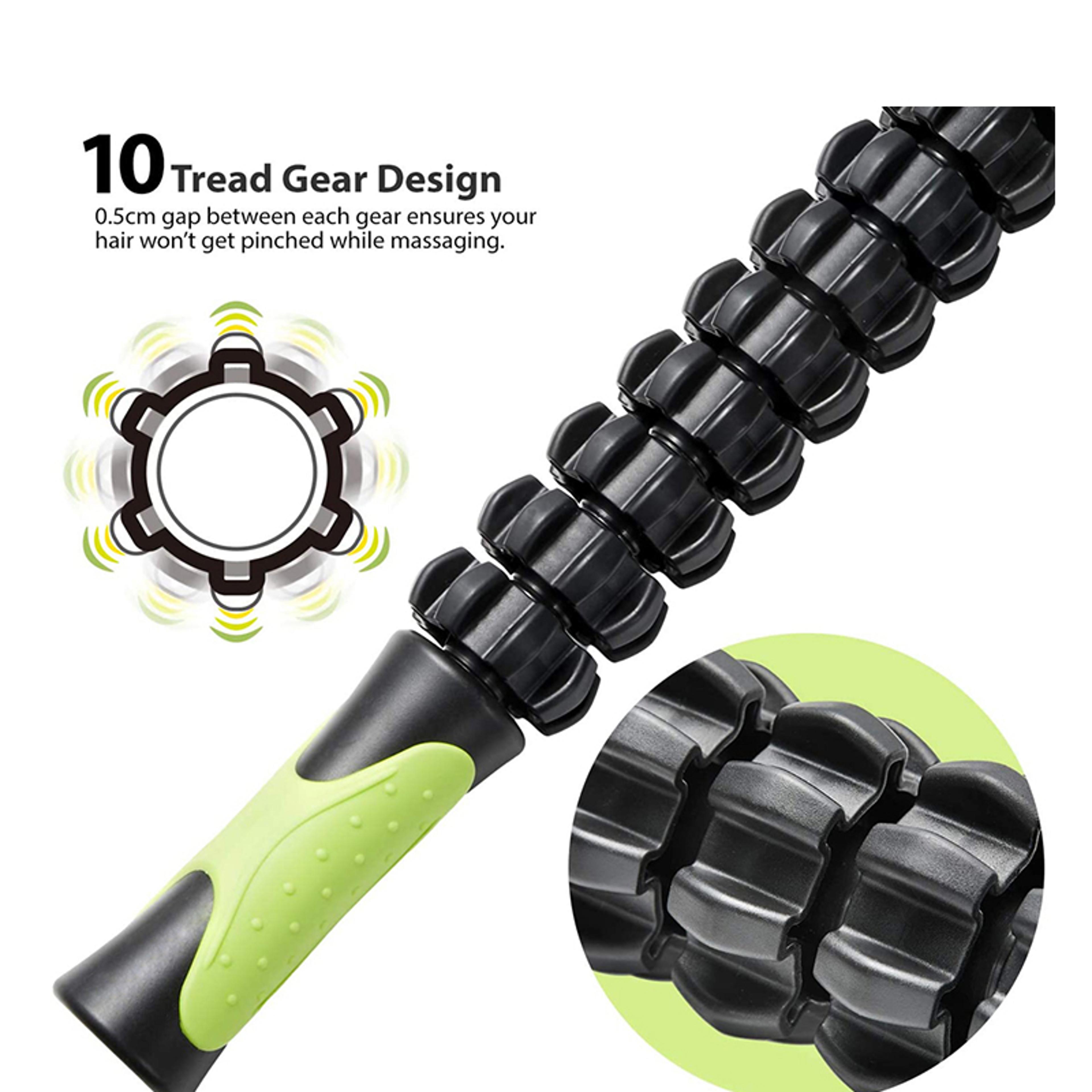 muscle roller stick deep tissue massage tool for soreness relief and workout recovery
