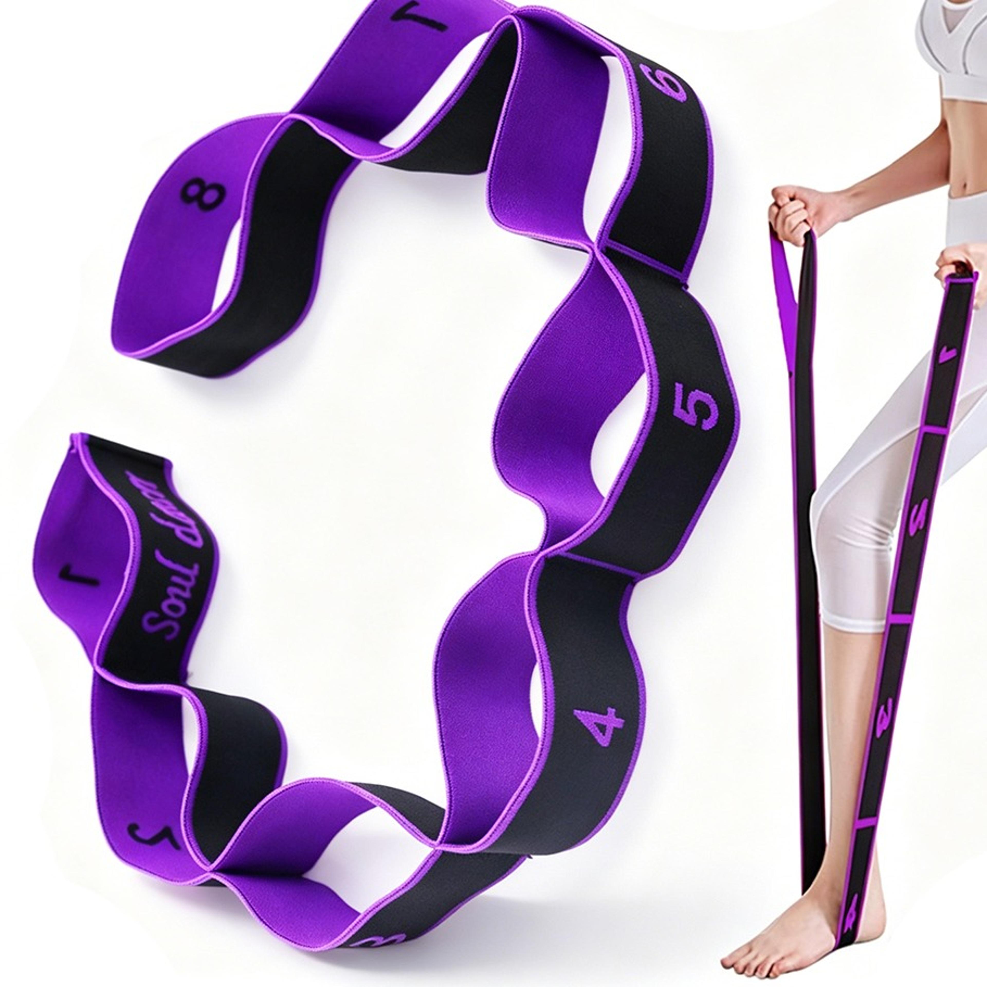 yoga stretching resistance band pilates dance flexibility training strap