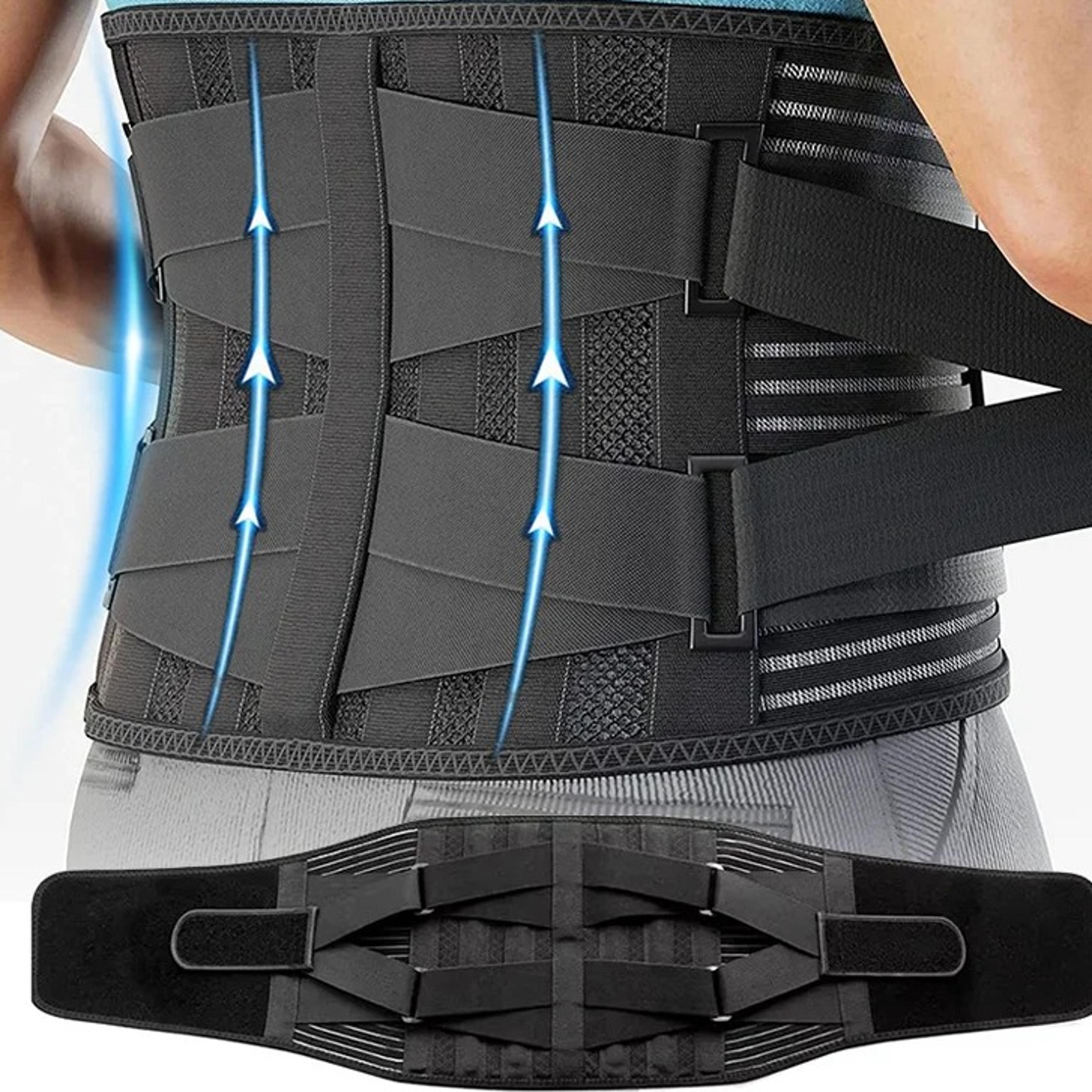 lumbar support back brace for lower back pain relief heavy lifting and daily comfort