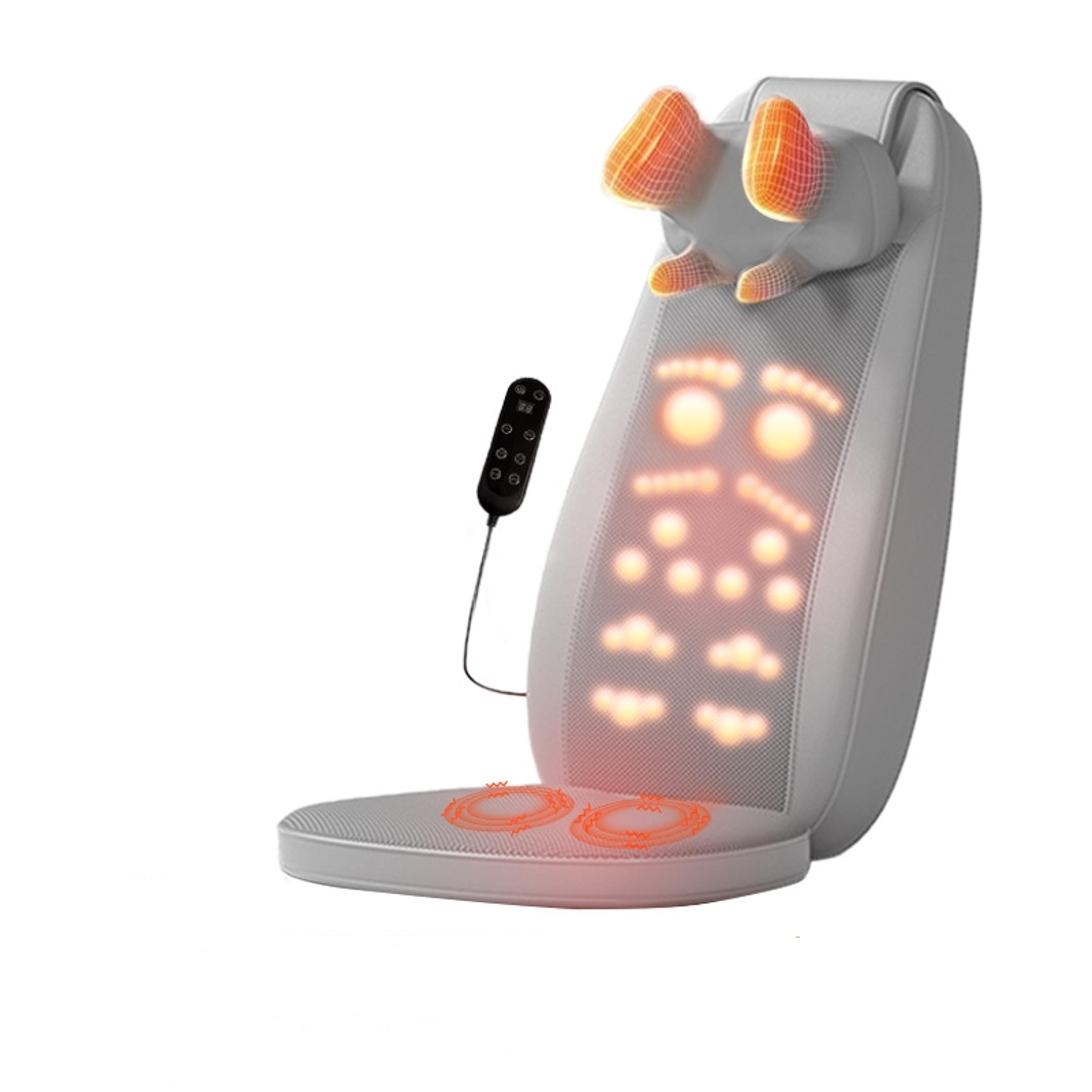full body massage chair pad with heat shiatsu neck back and shoulder massager