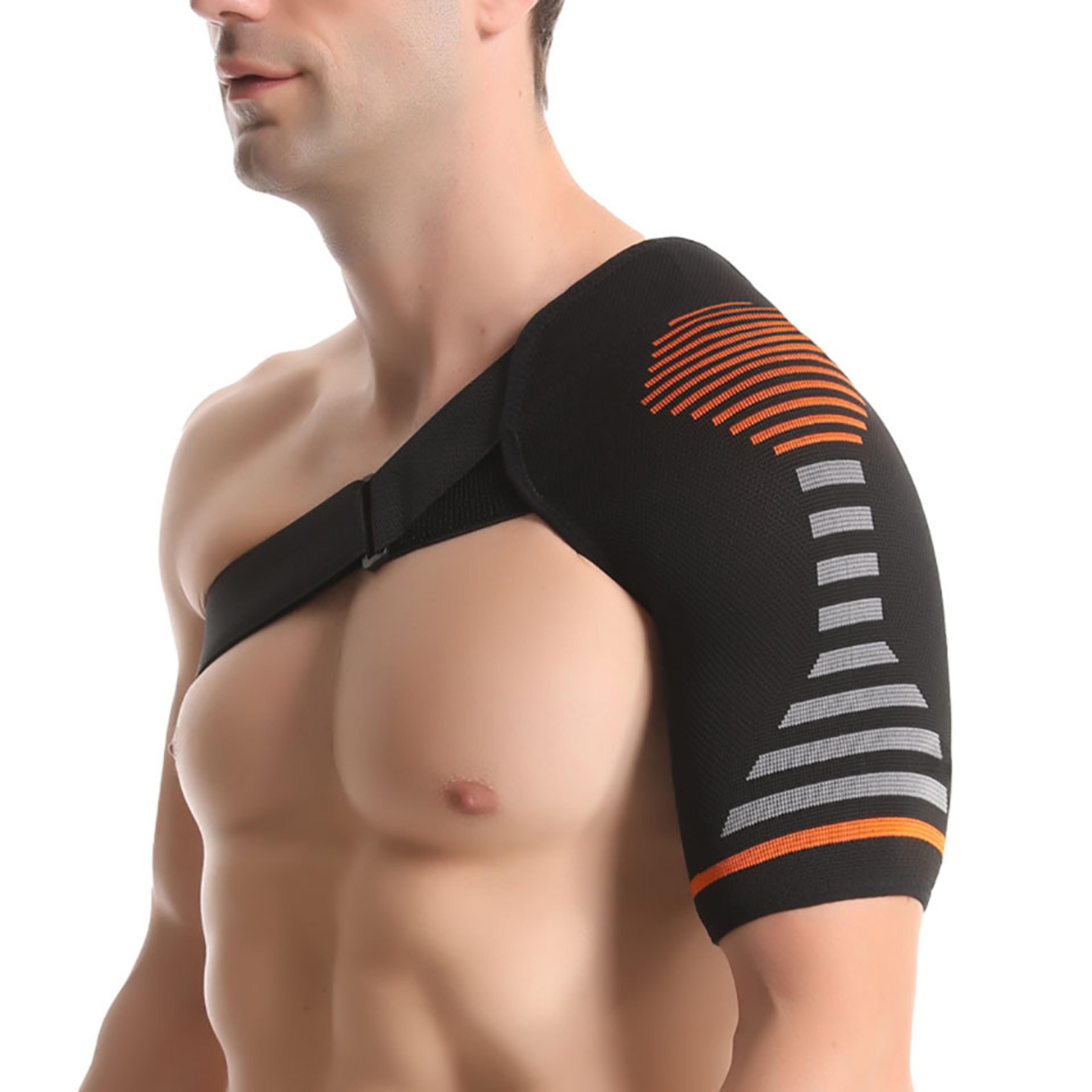 adjustable shoulder support brace compression sports strap for joint stability