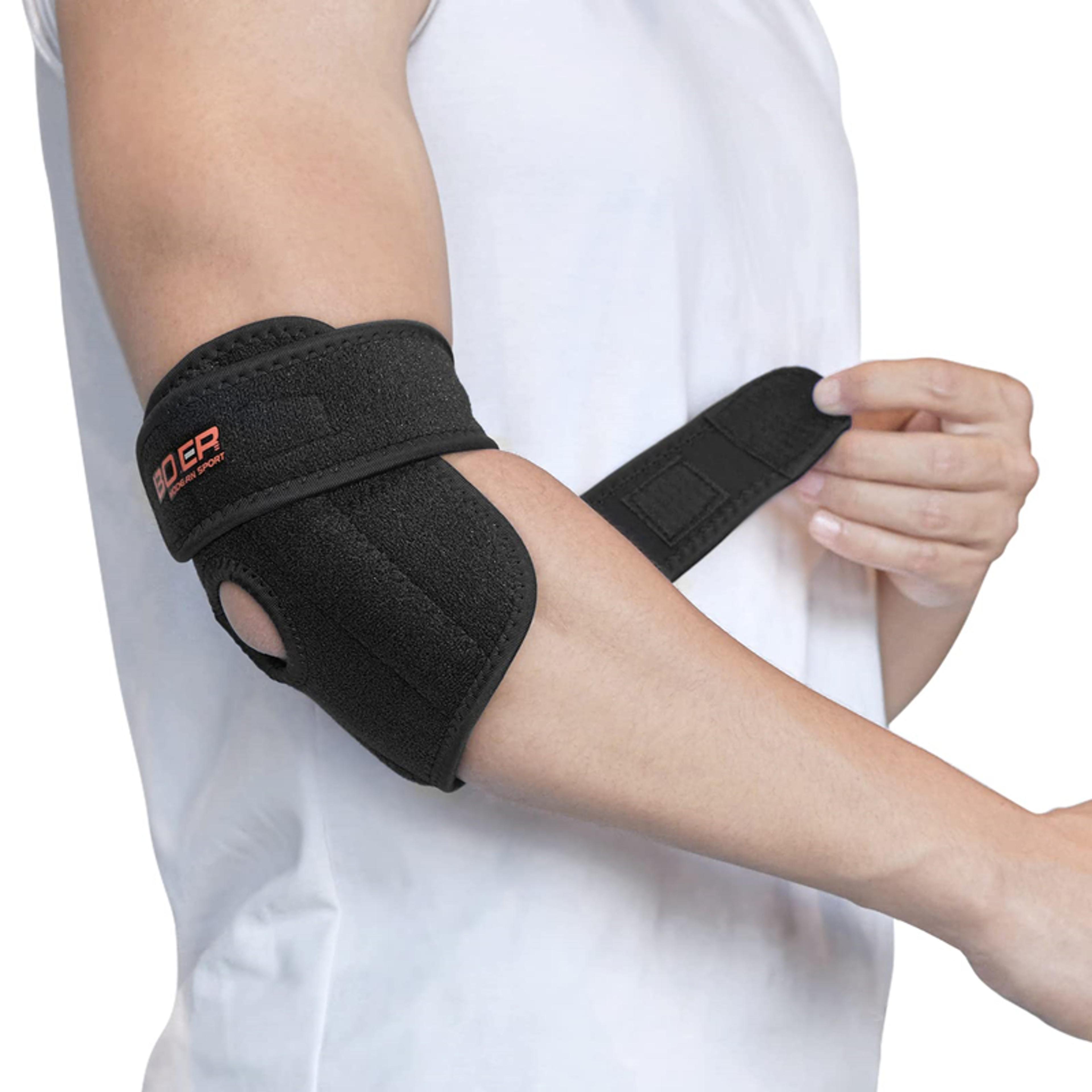 elbow compression sleeve for tennis elbow tendonitis support and weightlifting