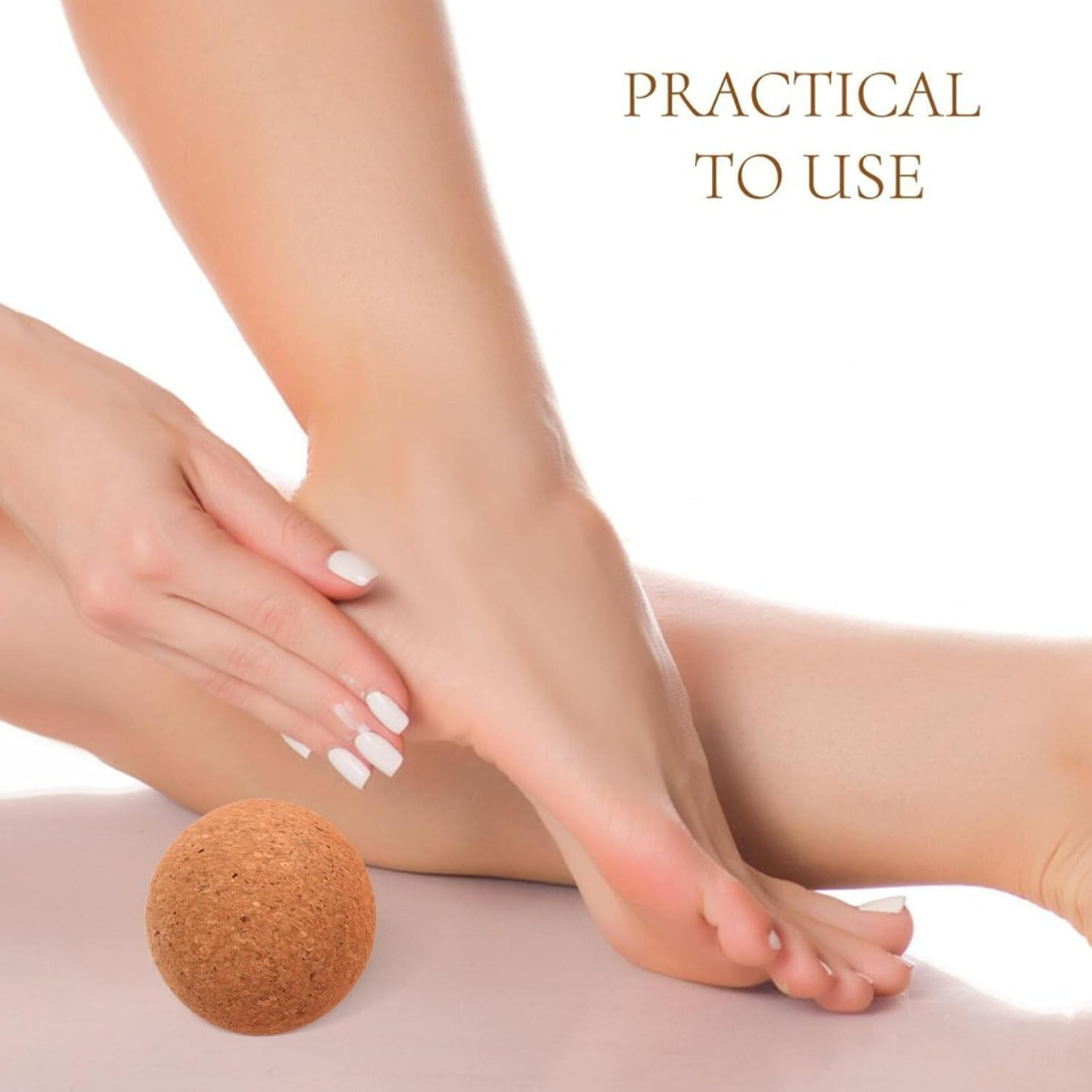 cork massage ball deep tissue trigger point muscle recovery tool