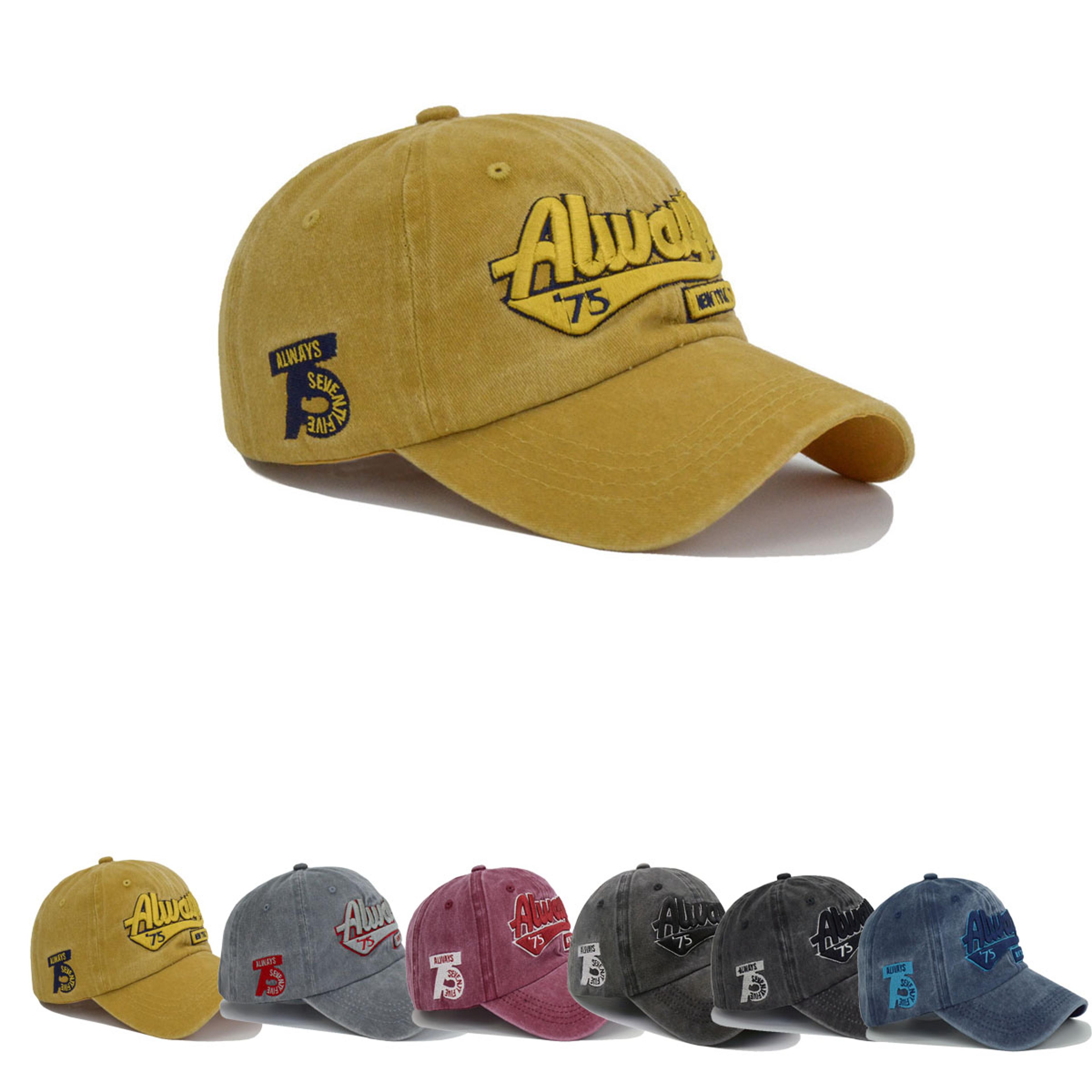 vintage washed denim baseball cap unisex embroidered sun hat for casual outdoor wear