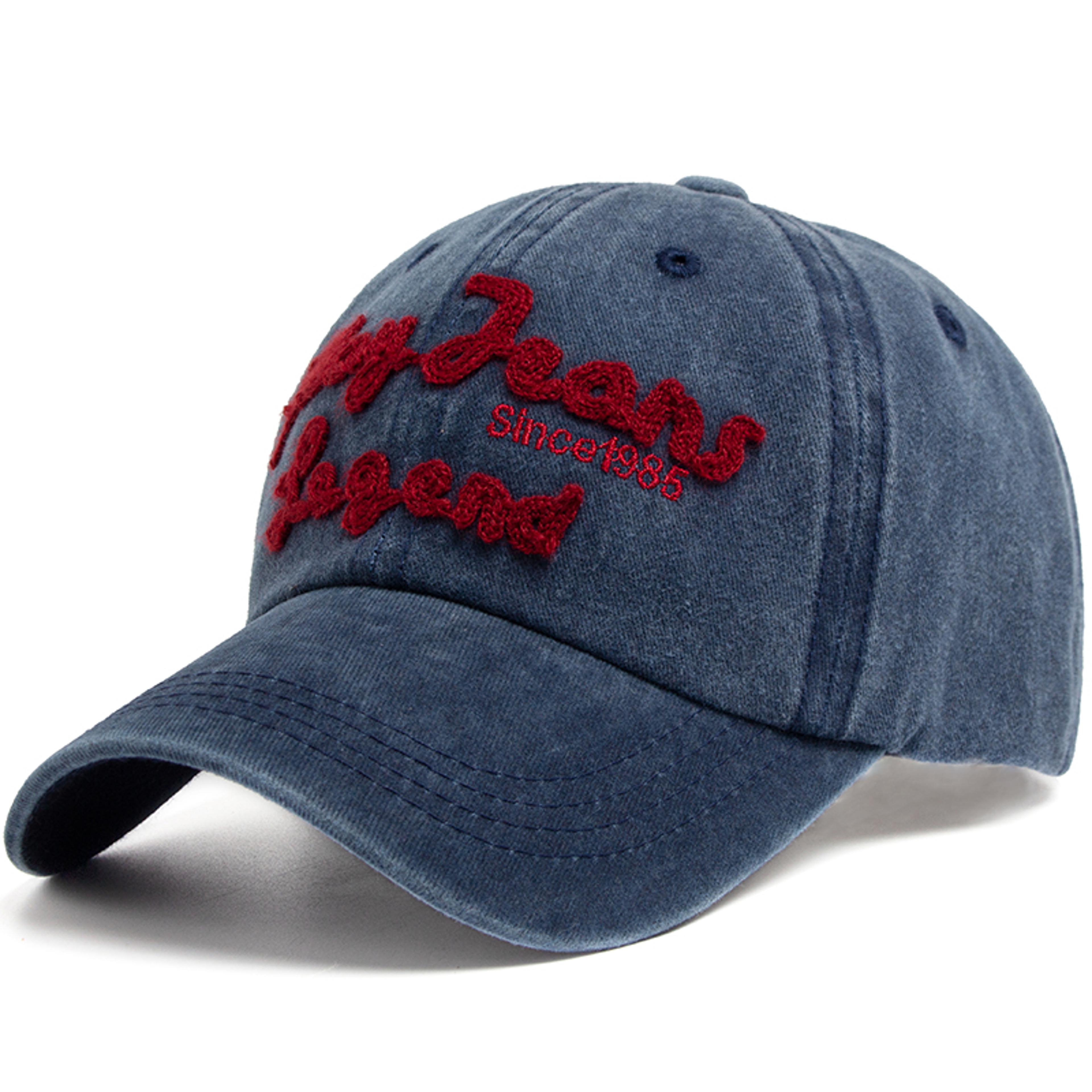 cotton embroidered baseball cap adjustable unisex sun hat for everyday outdoor style