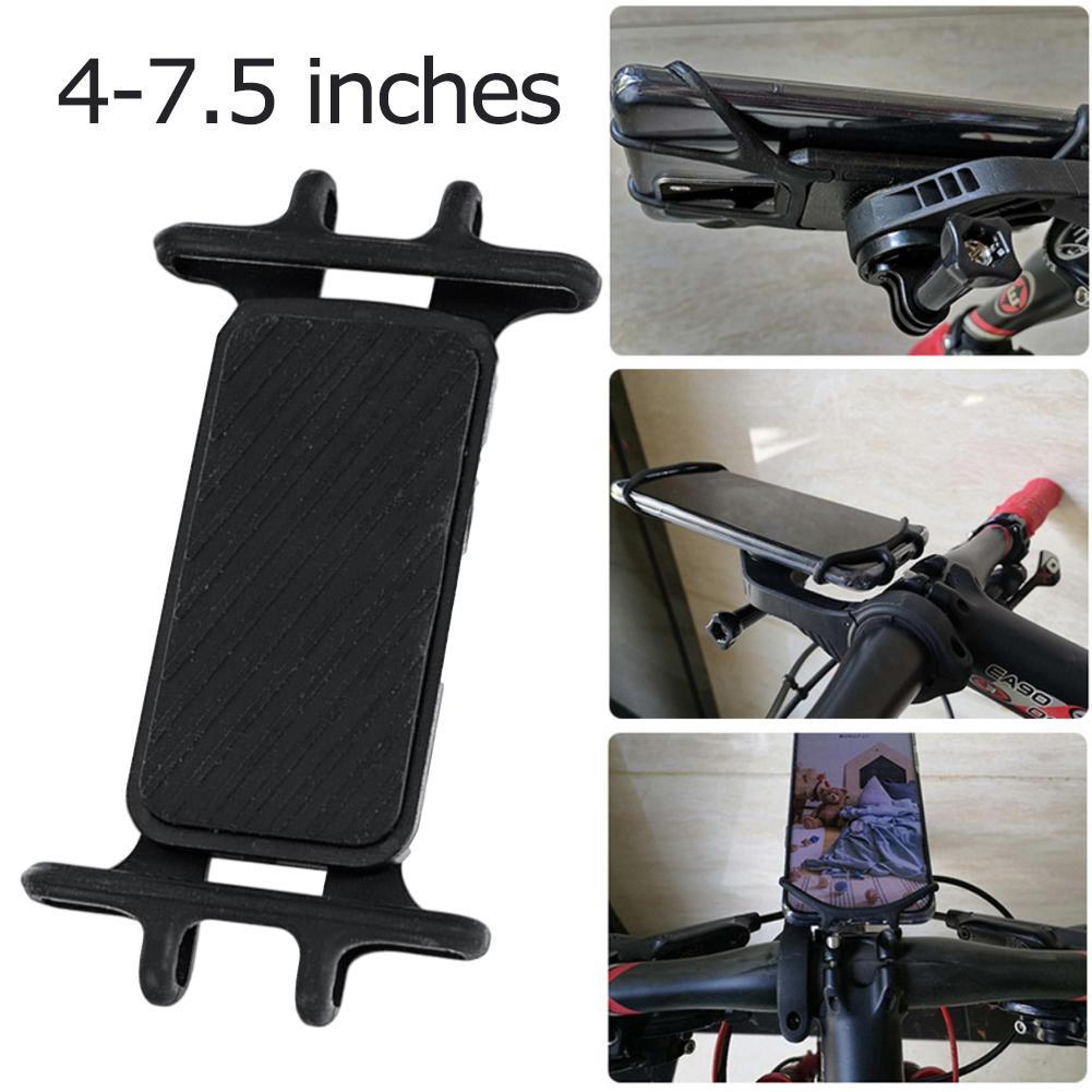 universal shockproof bicycle phone holder secure silicone grip bike and motorcycle mount