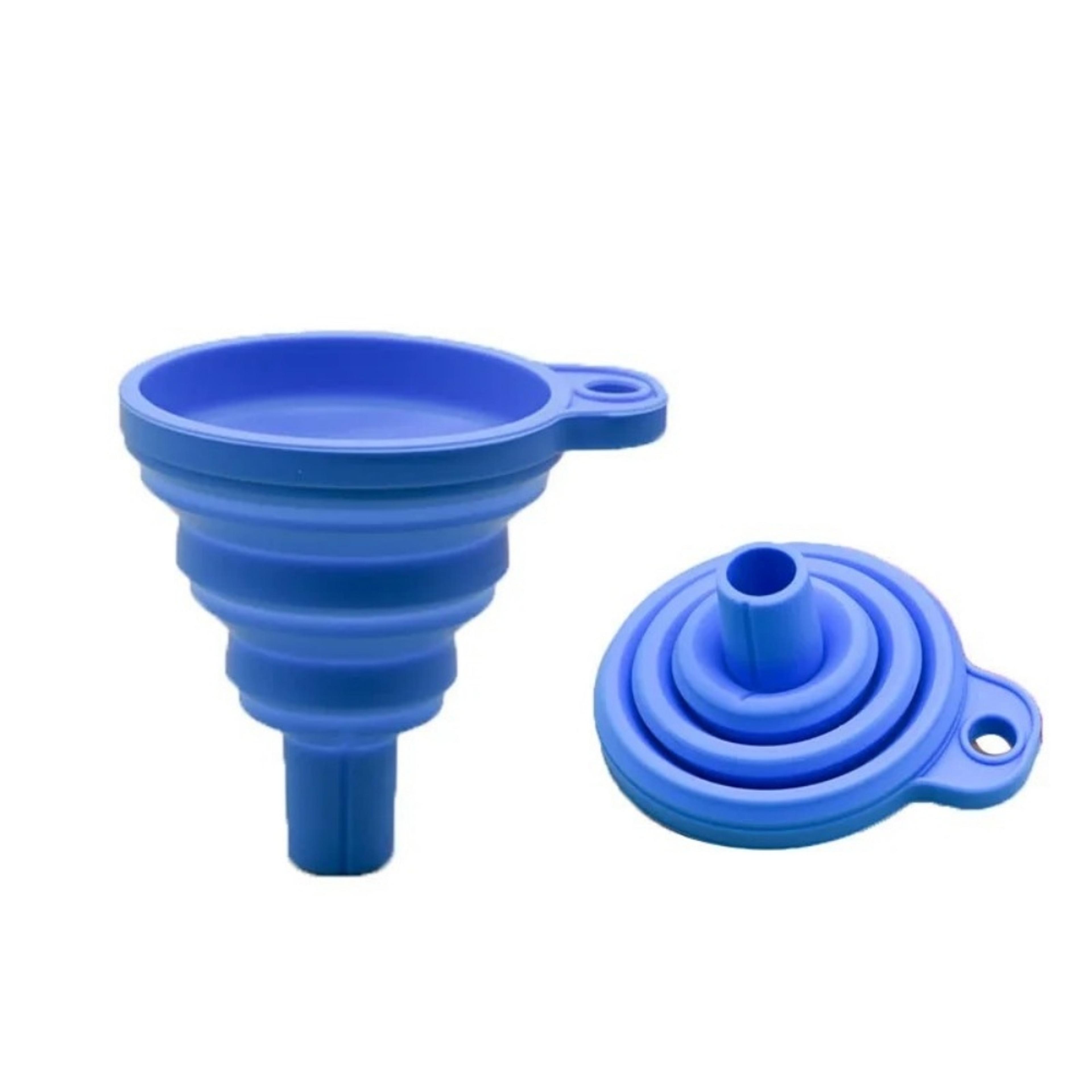 foldable silicone car funnel for engine oil washer fluid and easy liquid refills