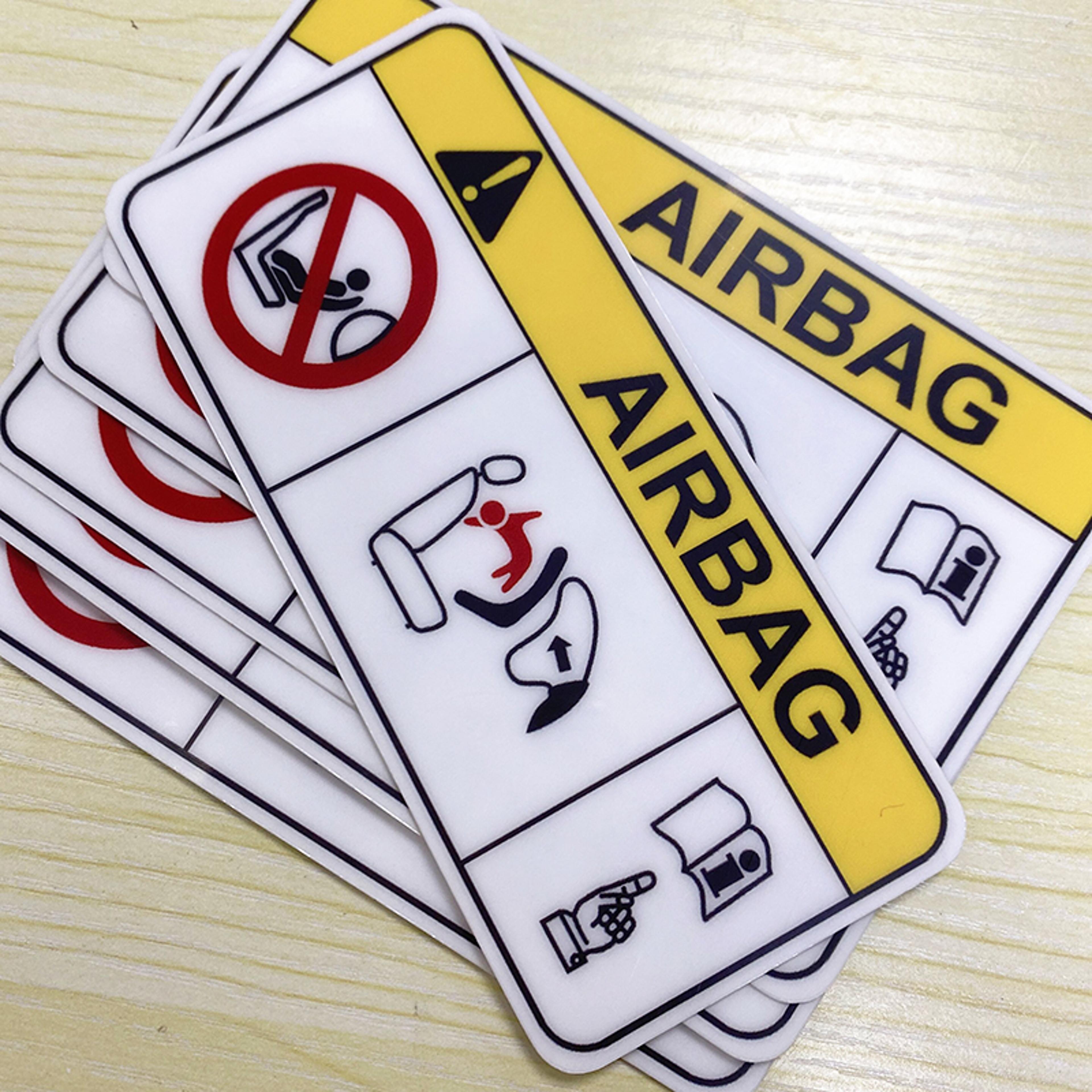 waterproof airbag car sticker vinyl decal for custom car interior styling