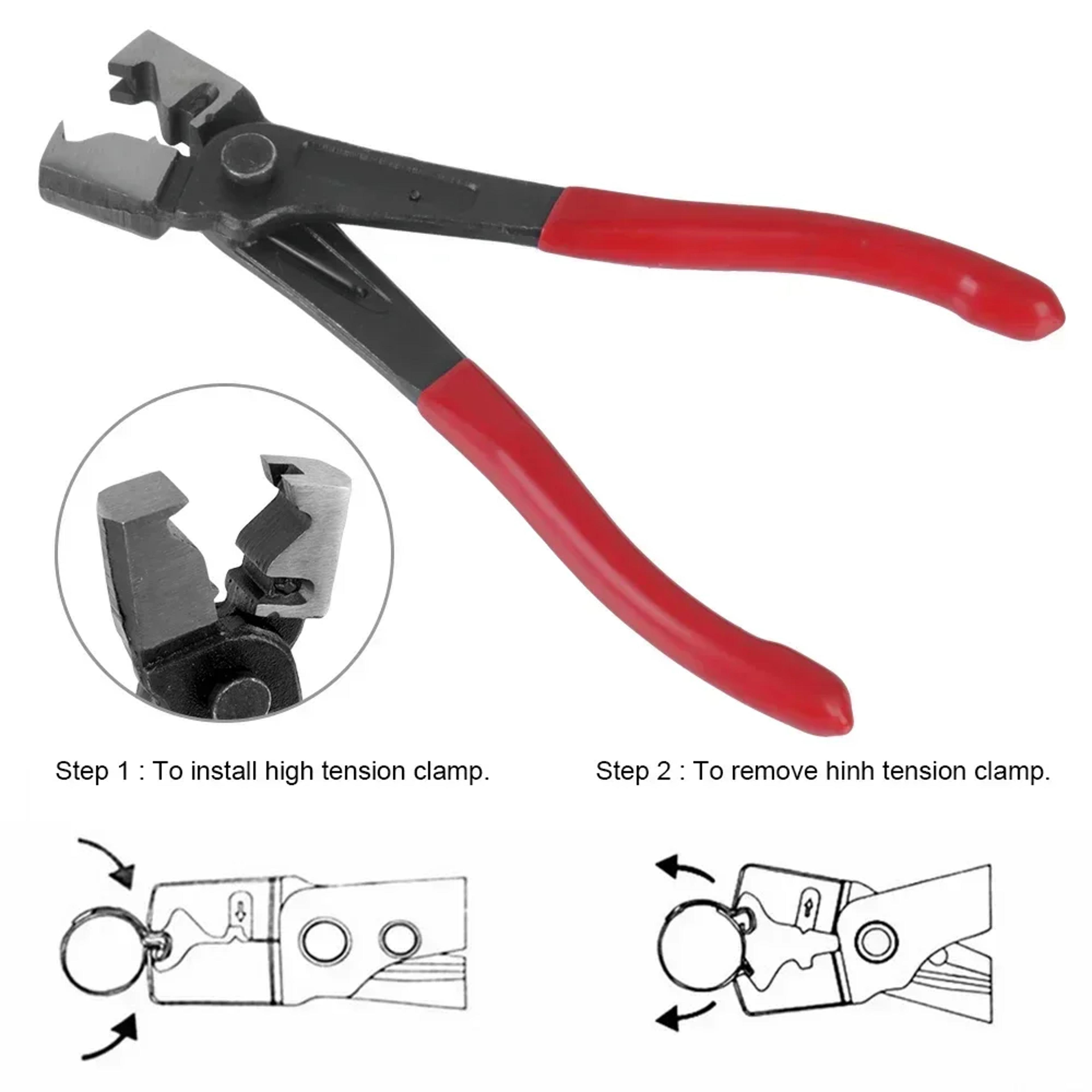 automotive hose clamp pliers oil hose crimping tool for quick secure vehicle repairs