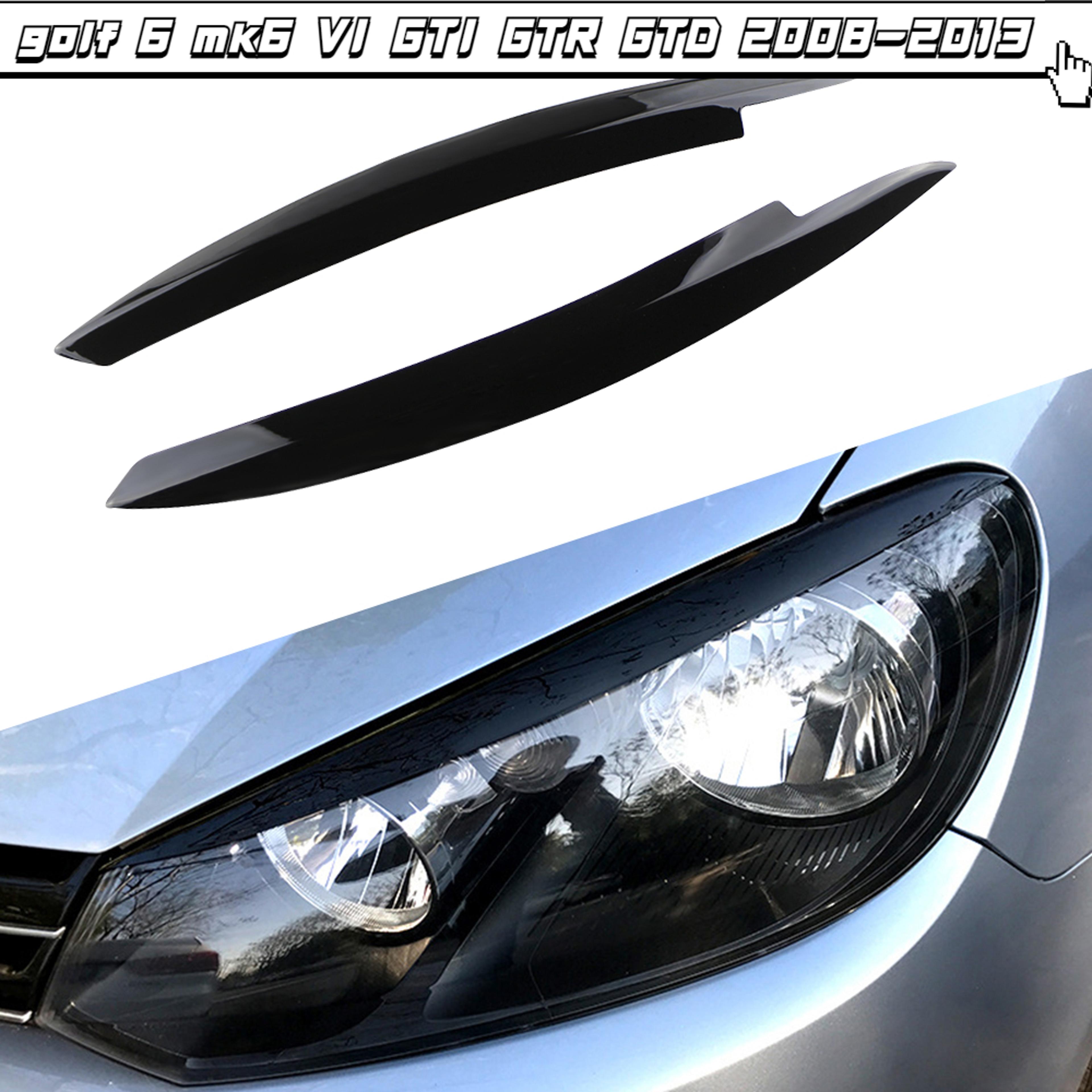 headlight eyebrow trim sporty eyelid covers