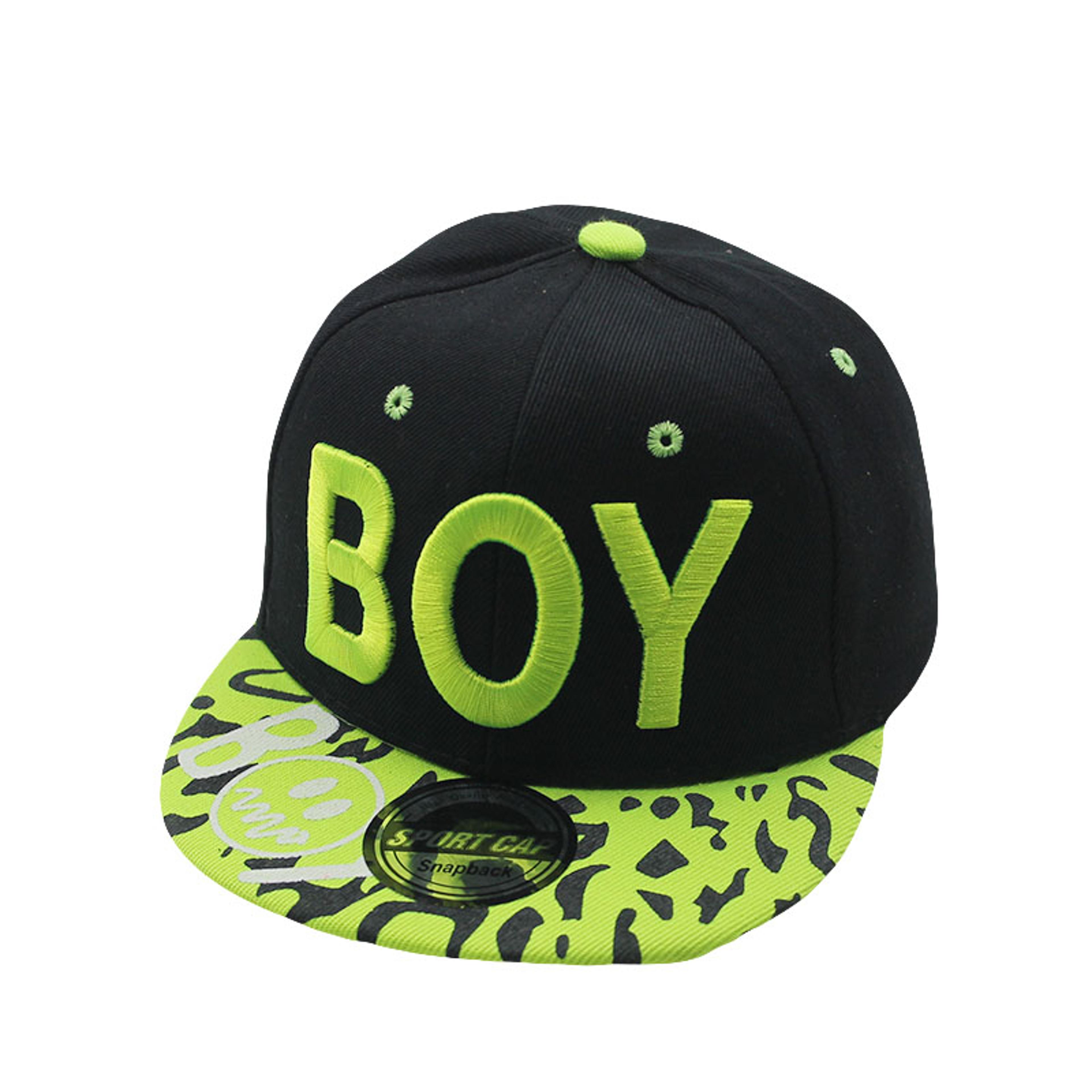 kids embroidered baseball cap adjustable snapback sun hat for boys and girls