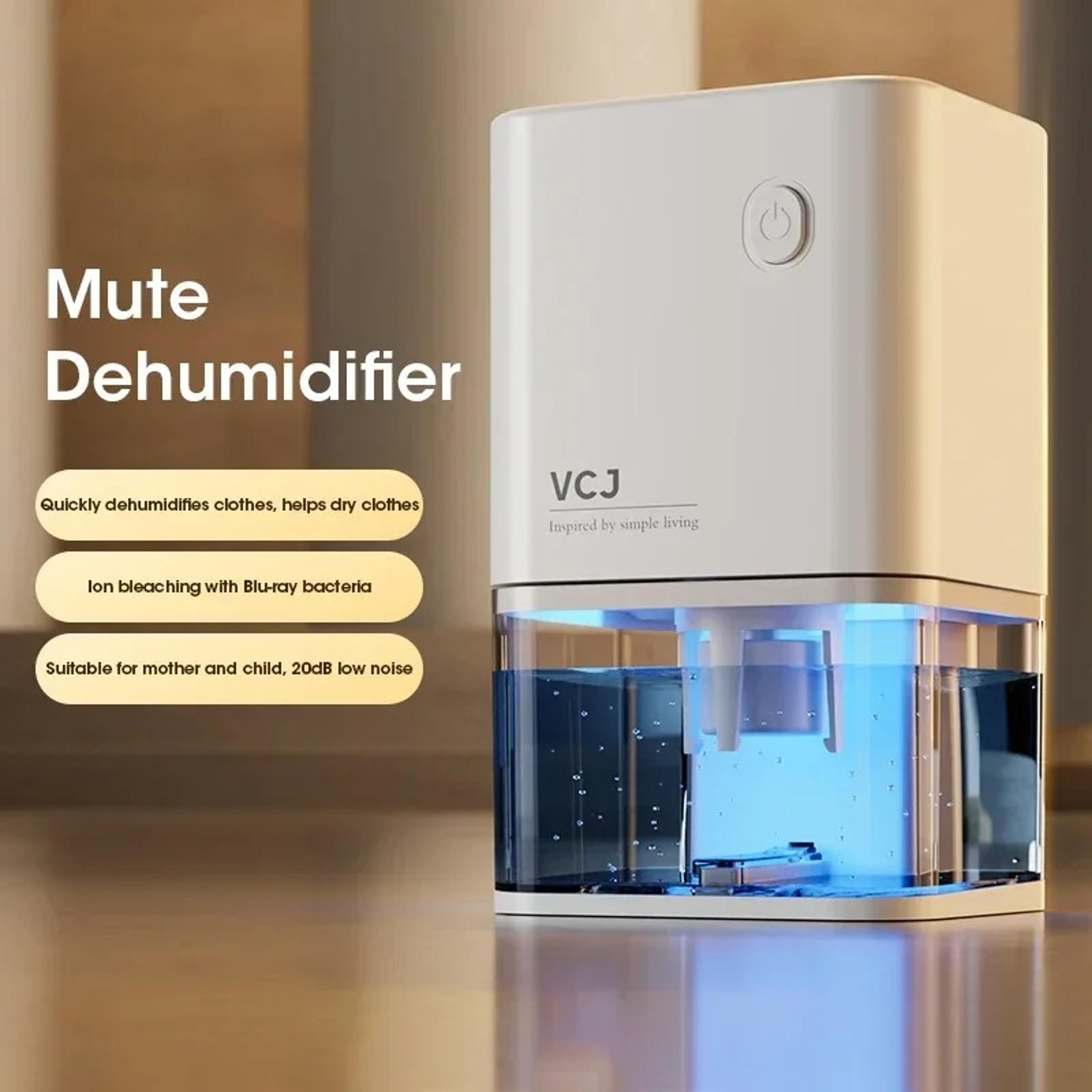 quiet home dehumidifier moisture absorber air dryer for bedroom office kitchen