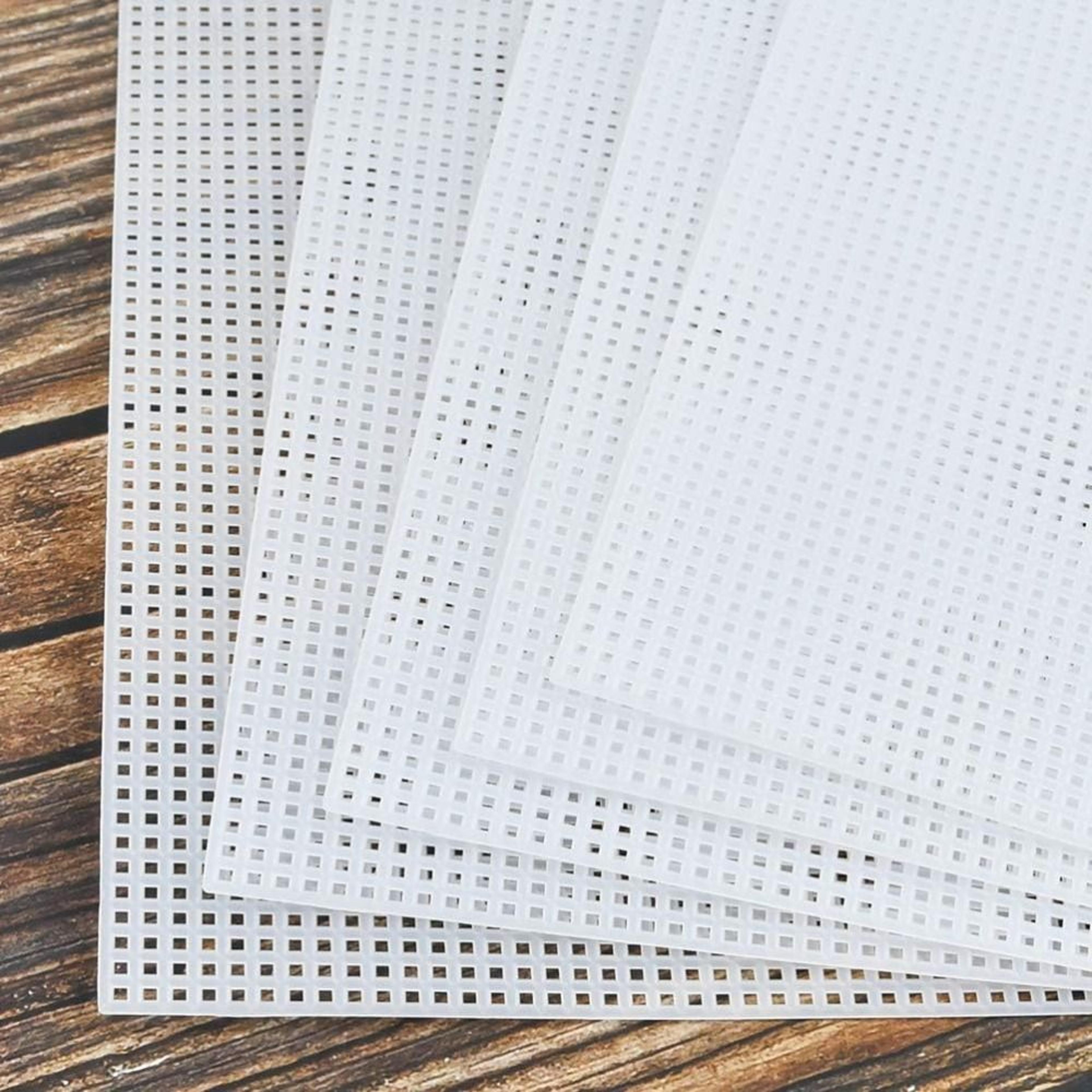 plastic canvas mesh sheet for embroidery crochet and diy yarn crafts