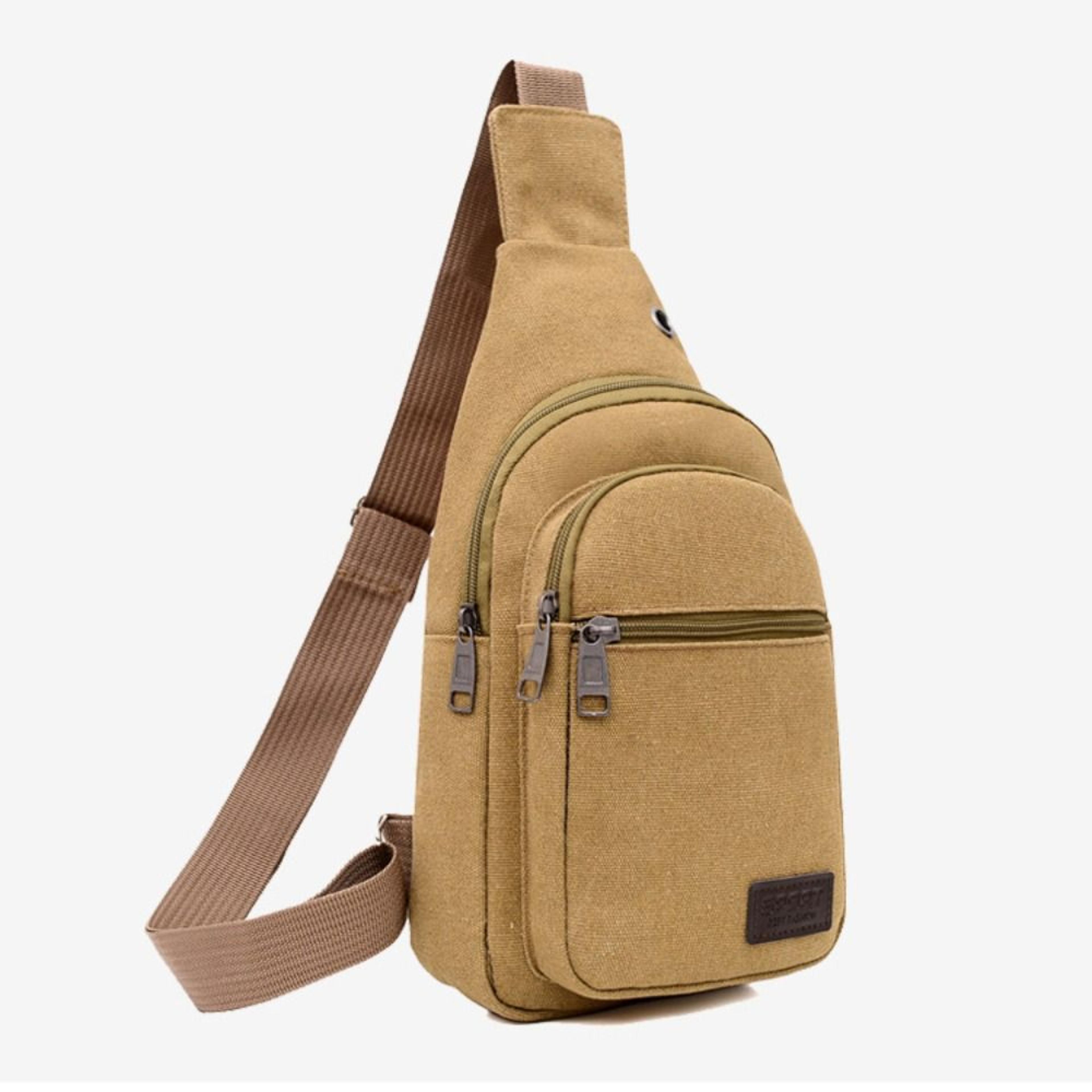 everyday lightweight nylon crossbody shoulder bag for men