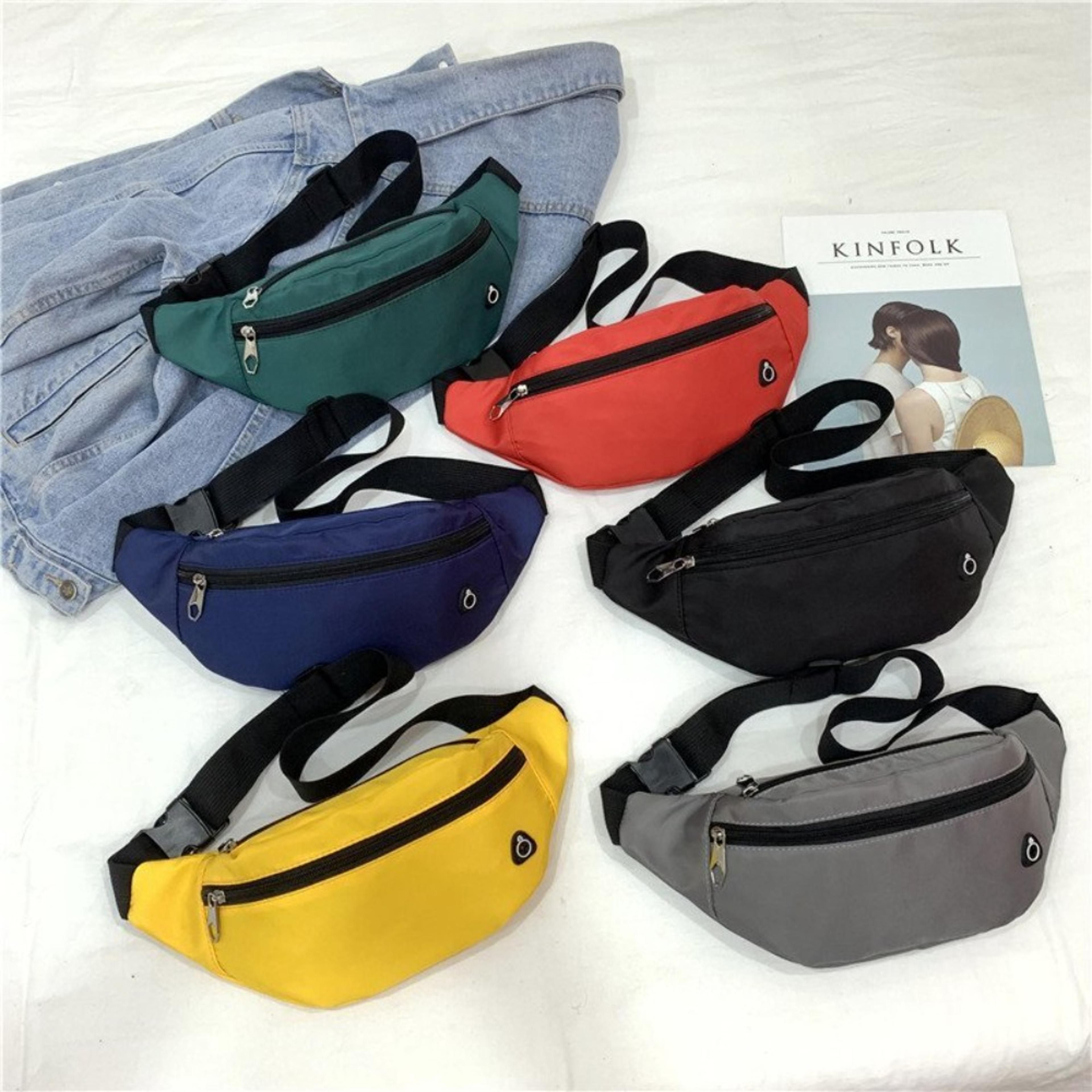 unisex travel waist bag crossbody belt bag for phone and essentials