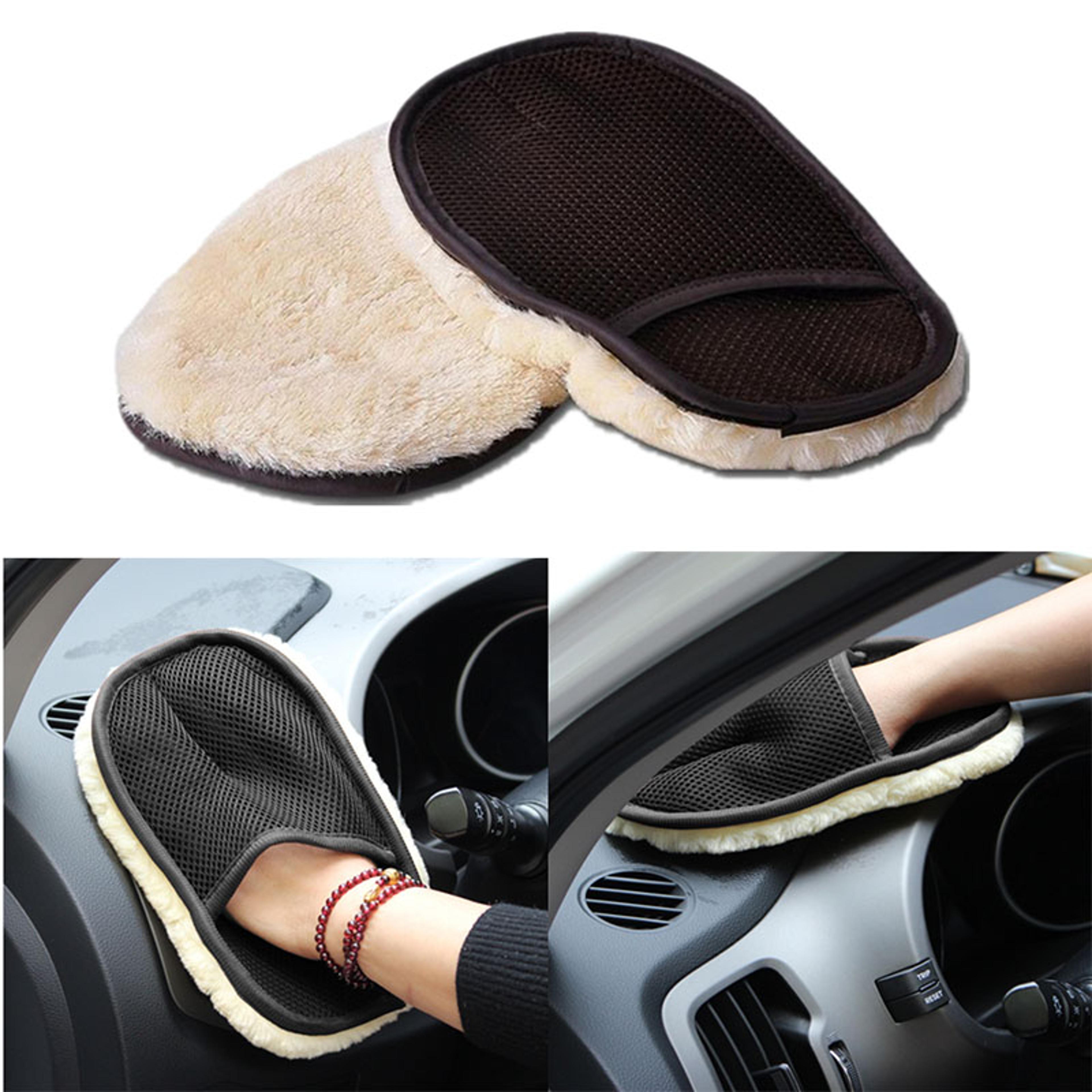 soft microfiber car wash mitt for gentle vehicle cleaning