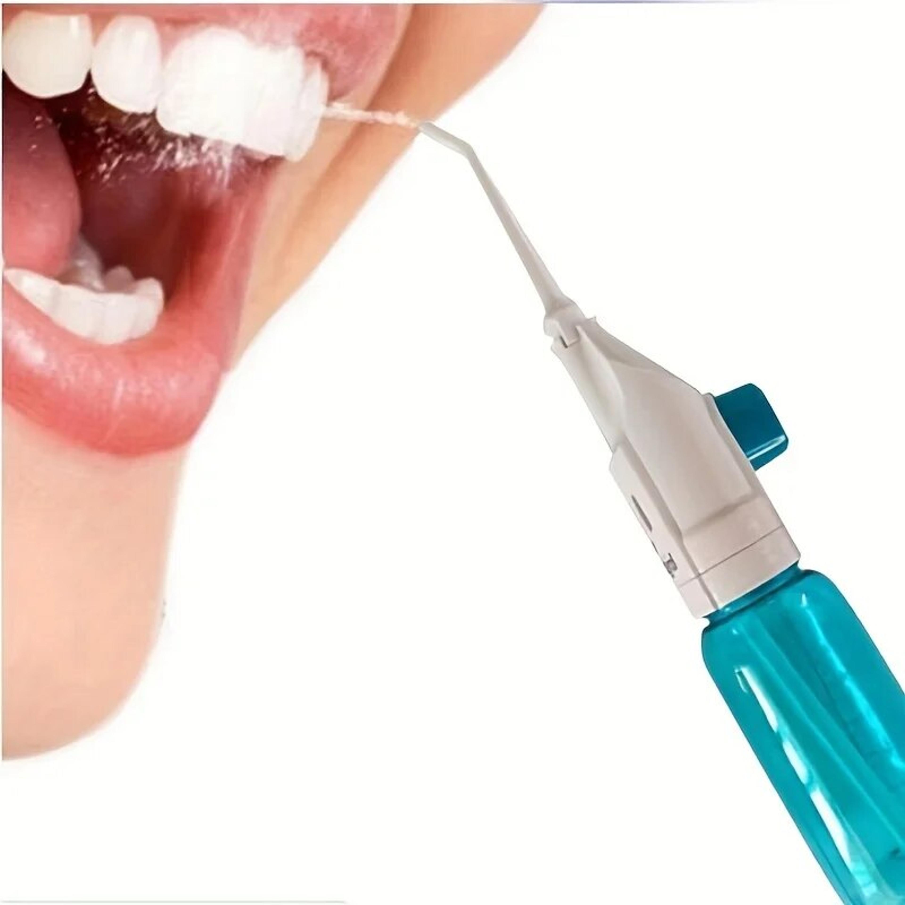manual water flosser portable oral irrigator for deep teeth and gum cleaning