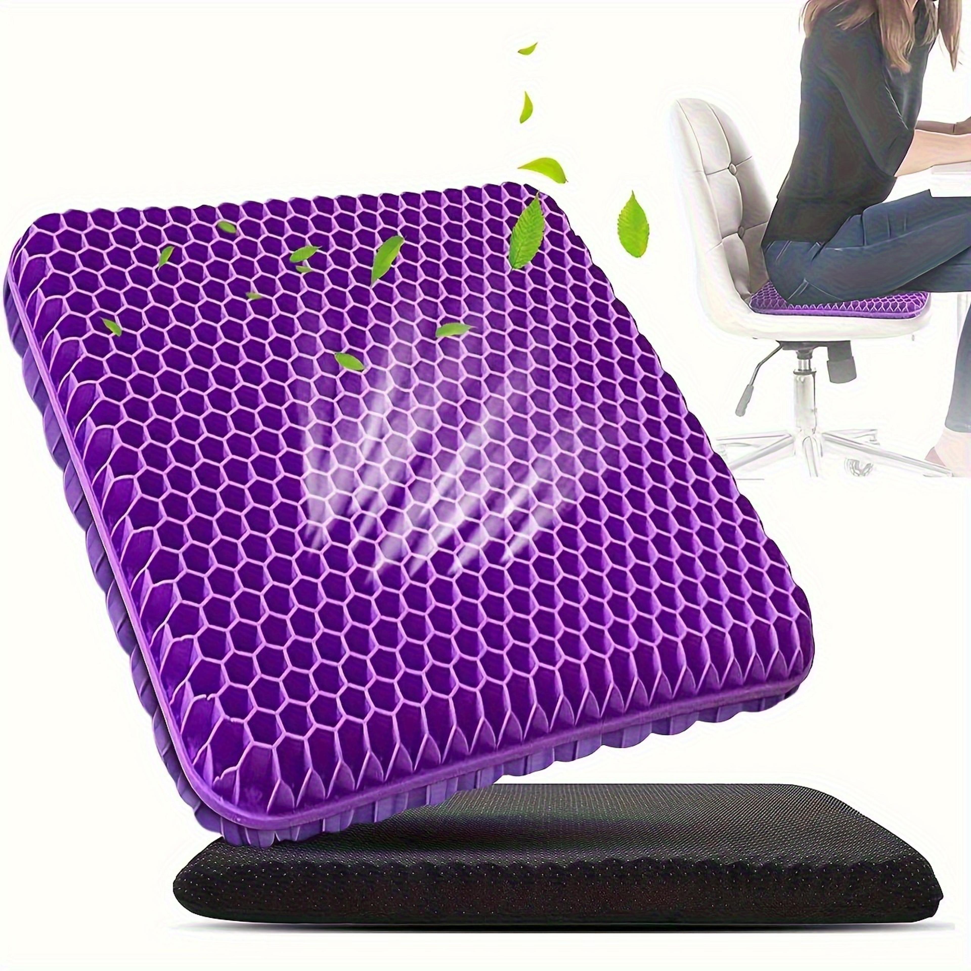ultra comfort gel seat cushion for tailbone relief and breathable support