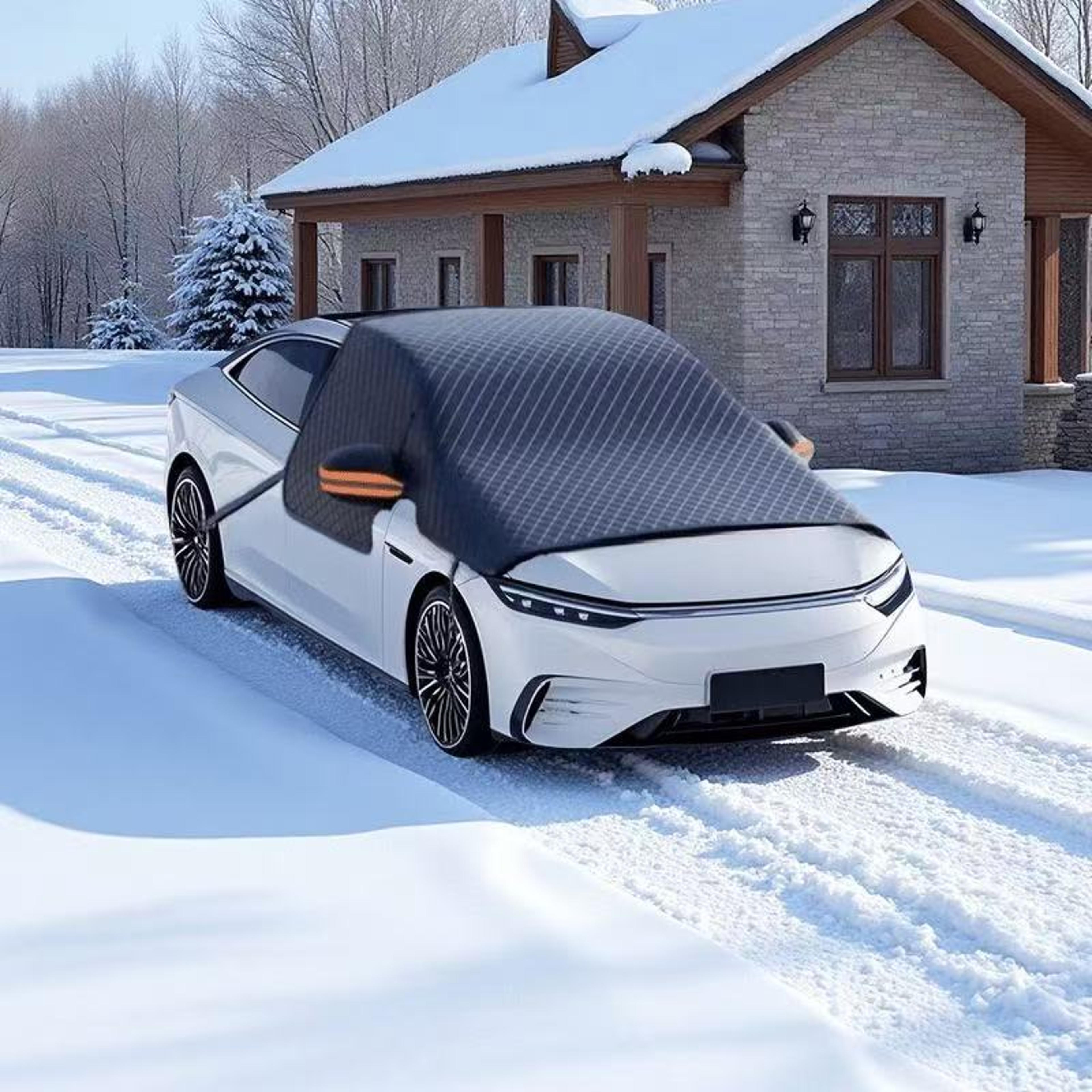 magnetic windshield snow cover oxford cloth frost guard sun shade