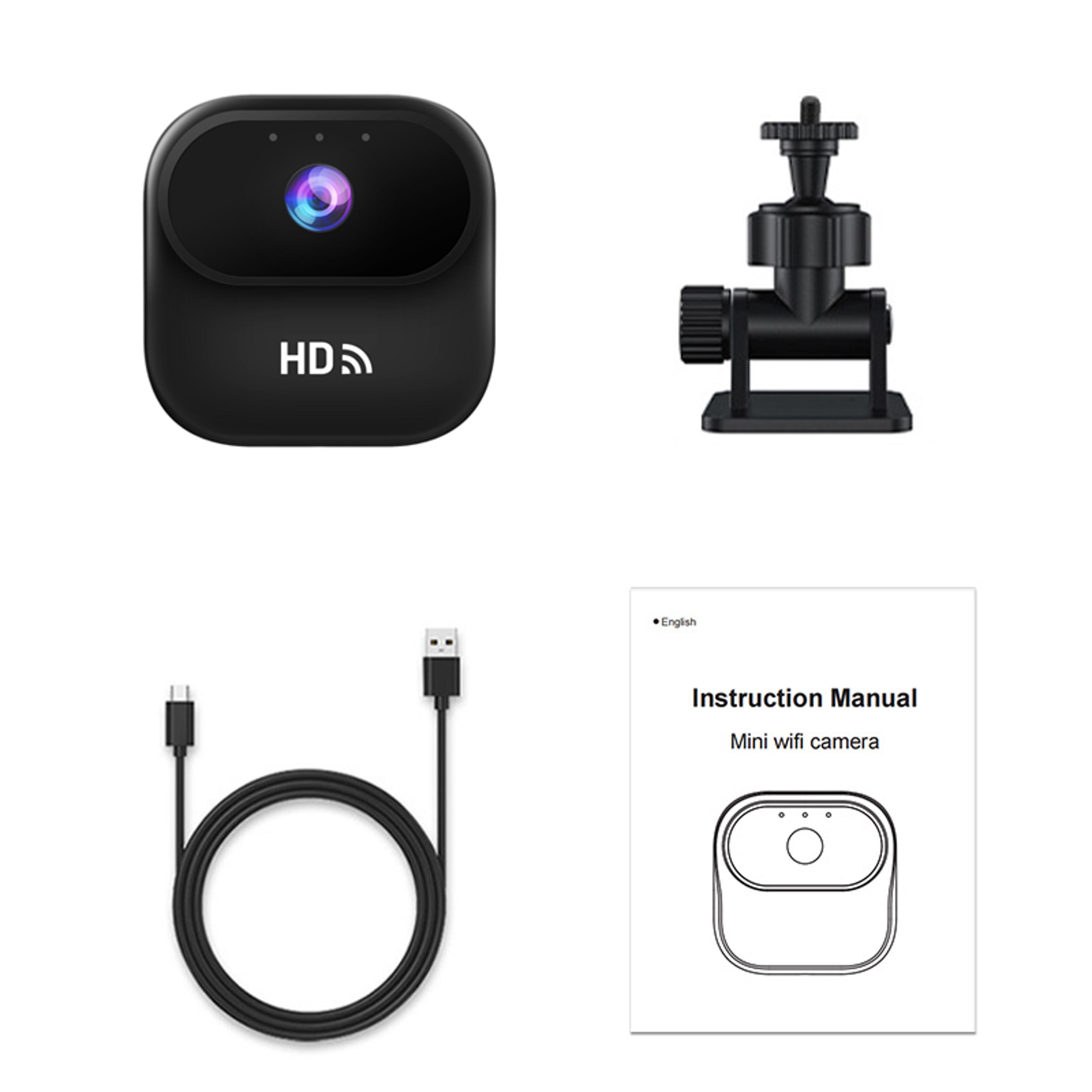 mini wifi security camera with motion tracking