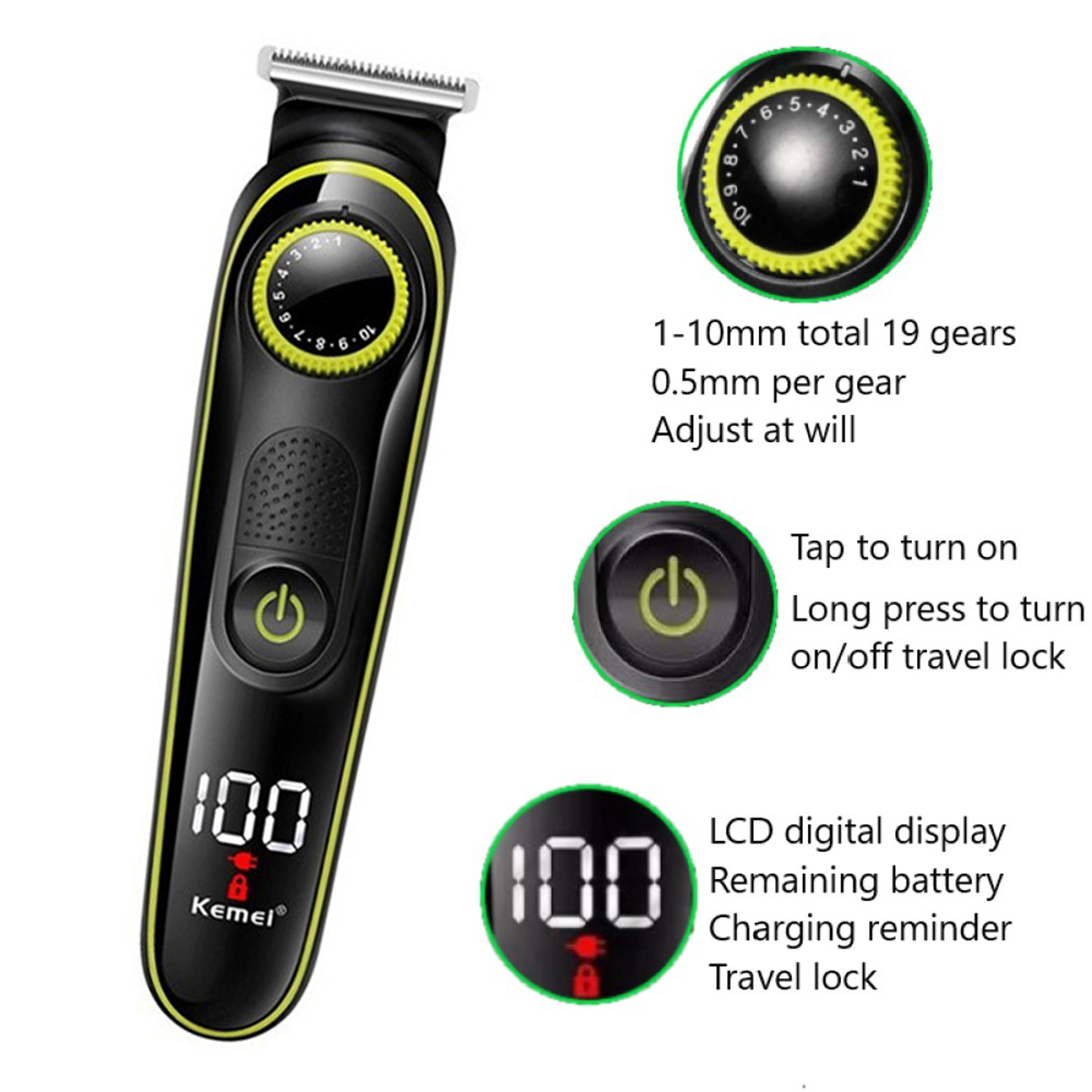 grooming kit for men electric hair clipper beard trimmer nose shaver