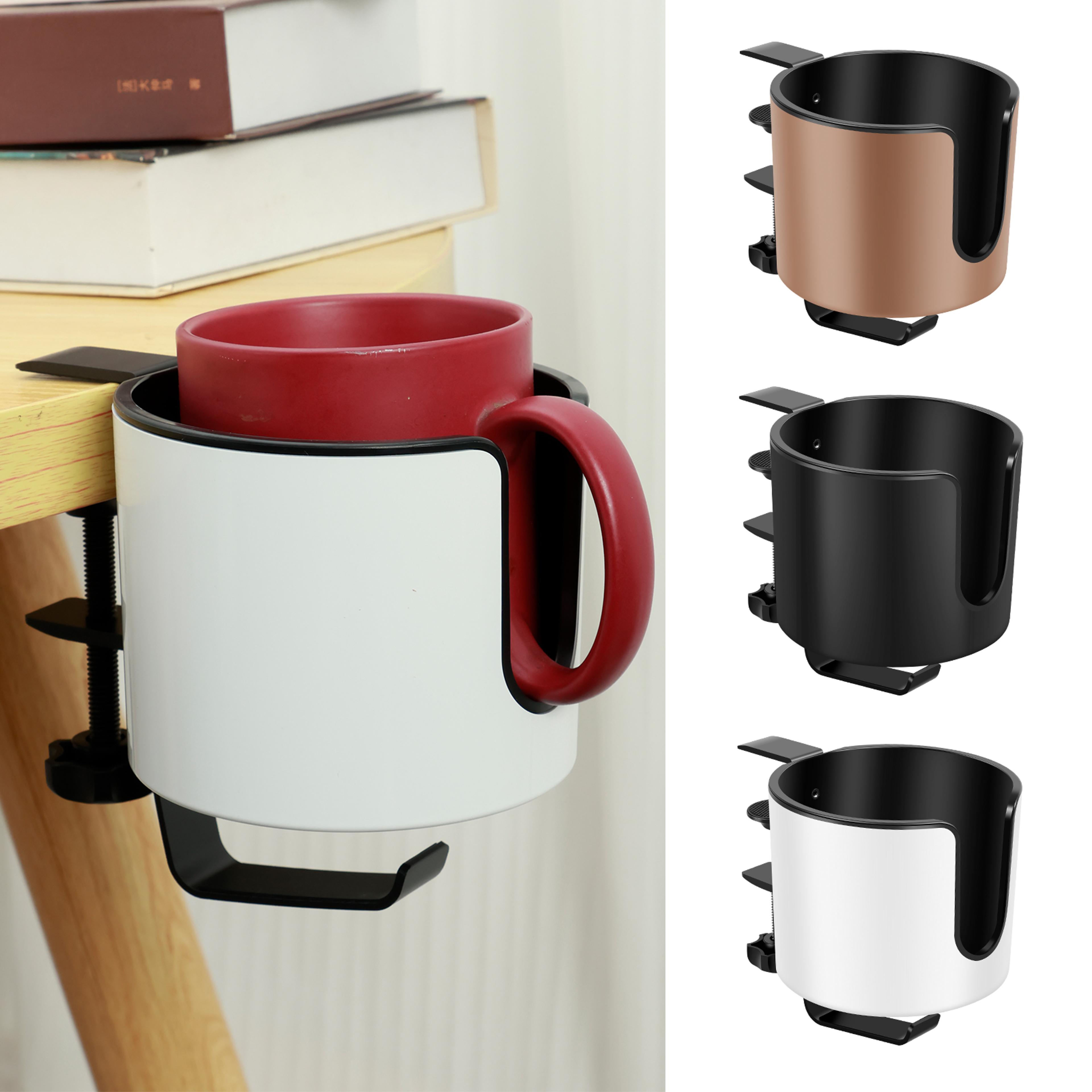 headphone holder with adjustable desk cup holder clamp
