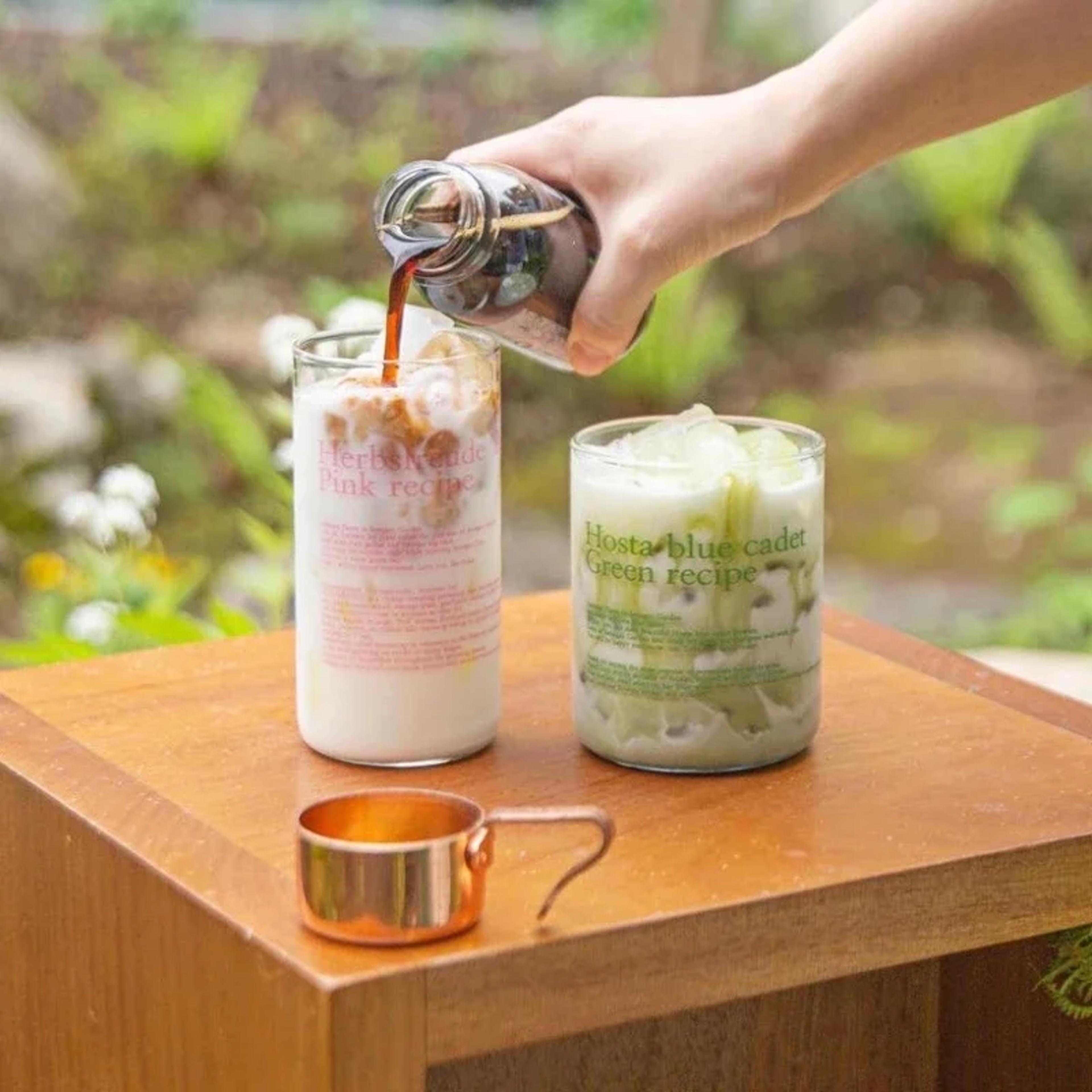 korean style glass tumbler heat resistant clear glass coffee mug with english letter design