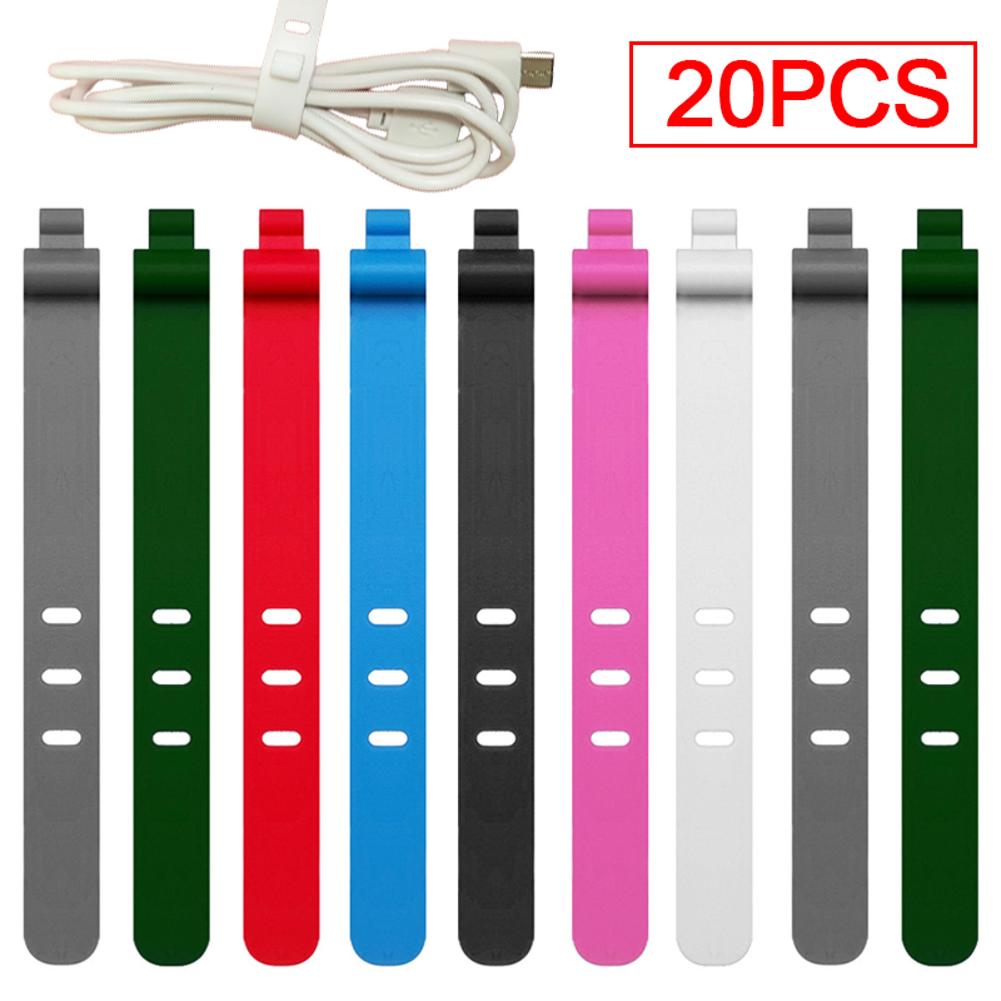 silicone cable organizer cord winder straps for charging cables earphones and travel