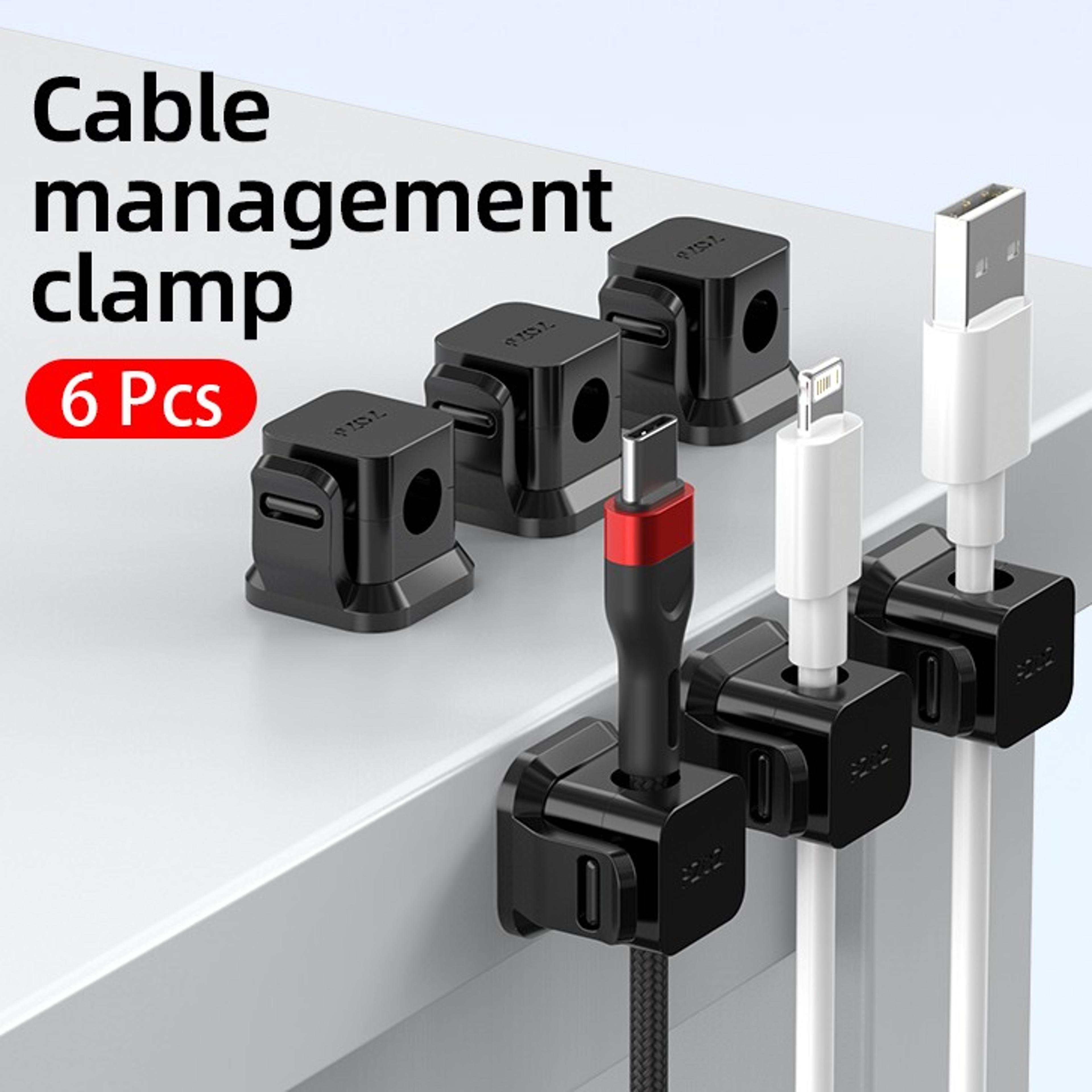 cable organizer clips desktop wire holders for usb charging cords and earphones
