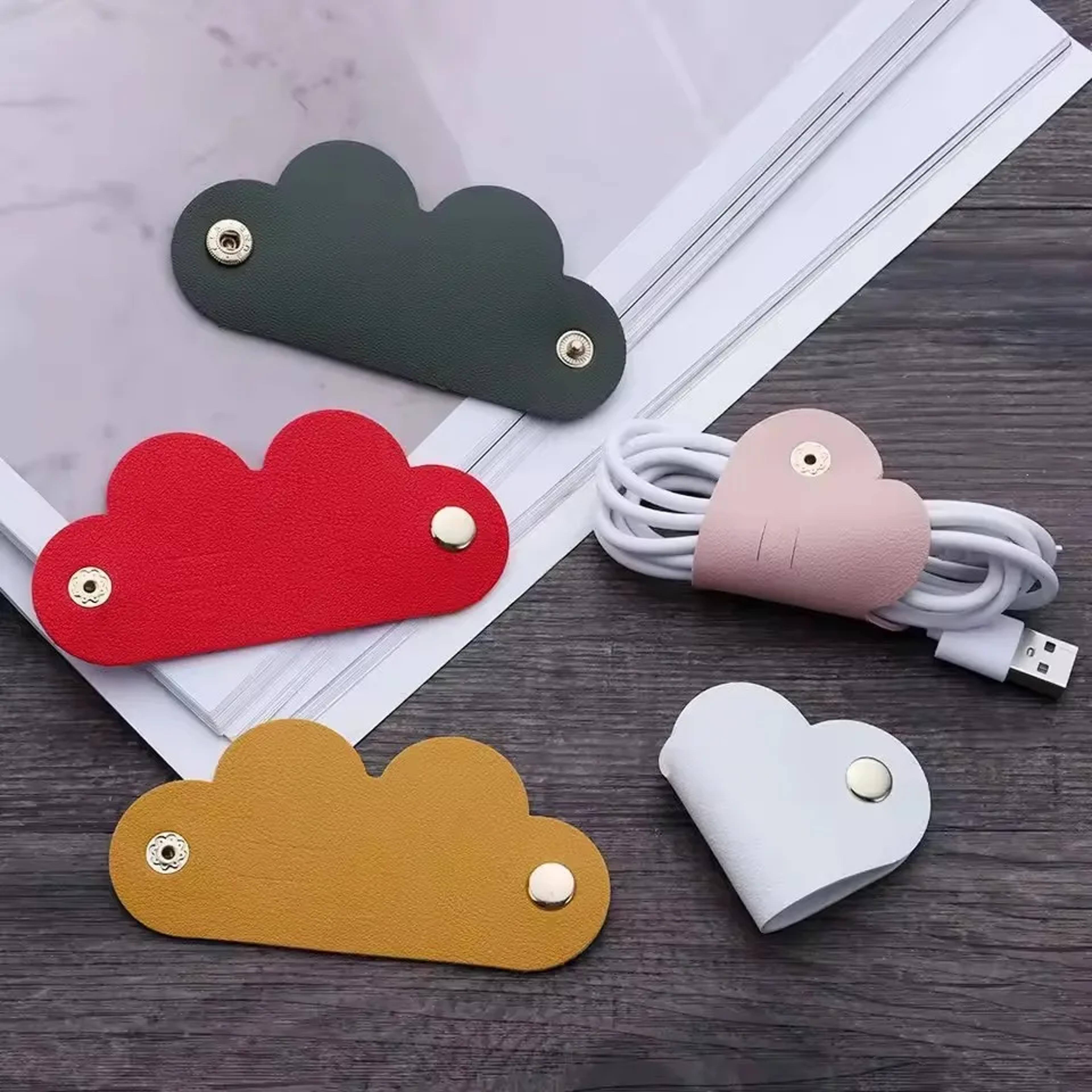 mini cable winder desk cable organizer cord holder for usb mouse and headphone wires