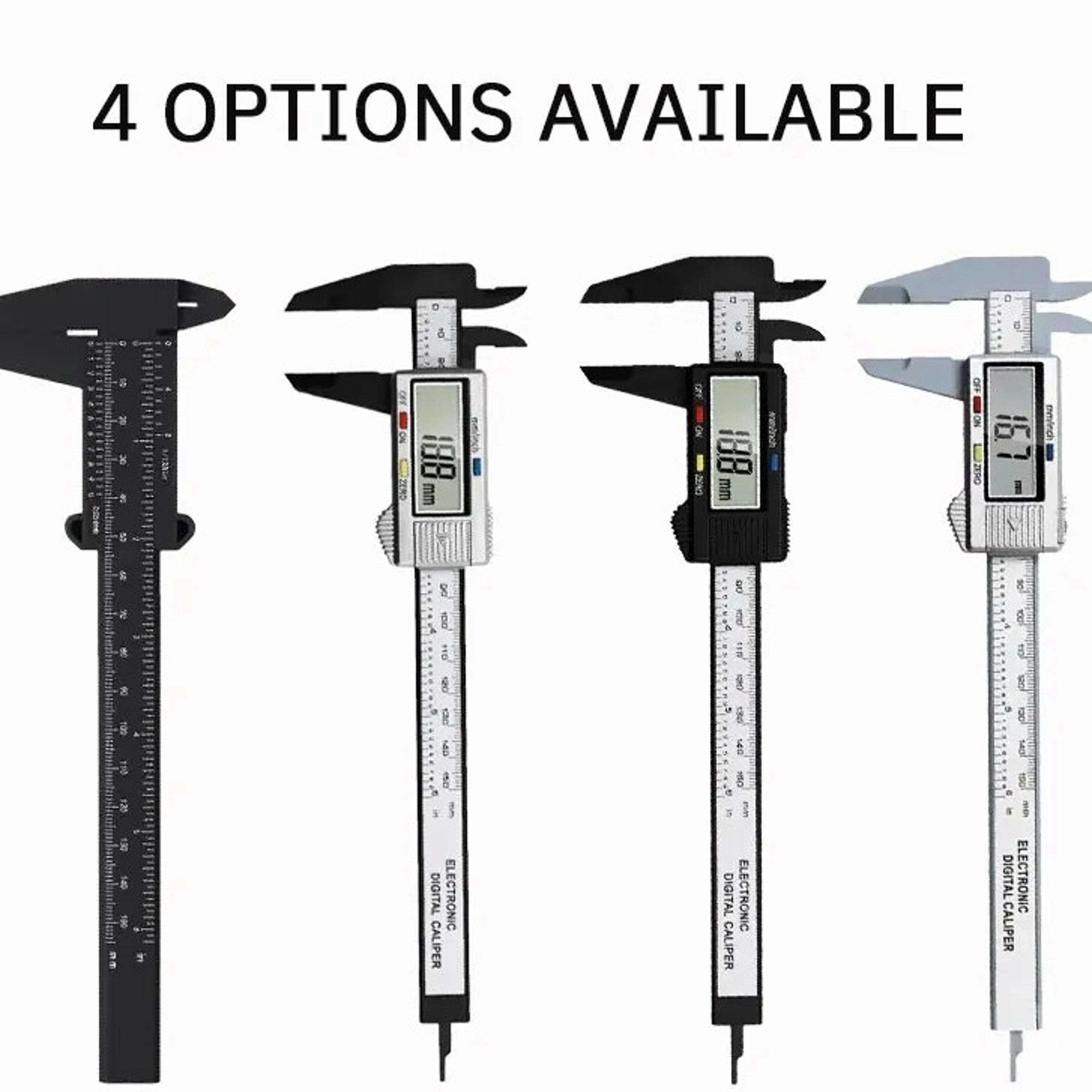 digital vernier caliper plastic measuring tool for students diy and everyday measurements