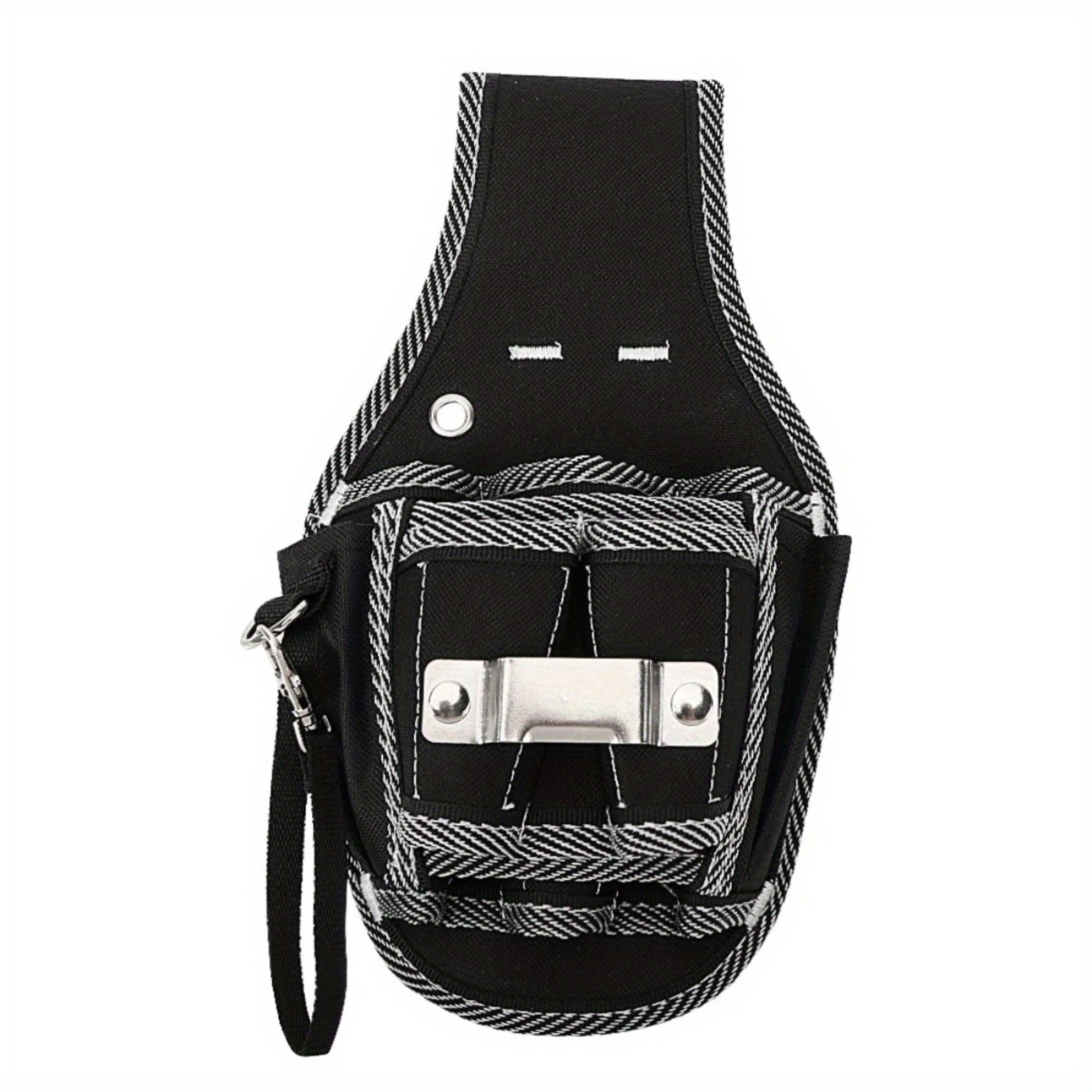 carpenter tool belt pouch with drill holder and waist tool organizer
