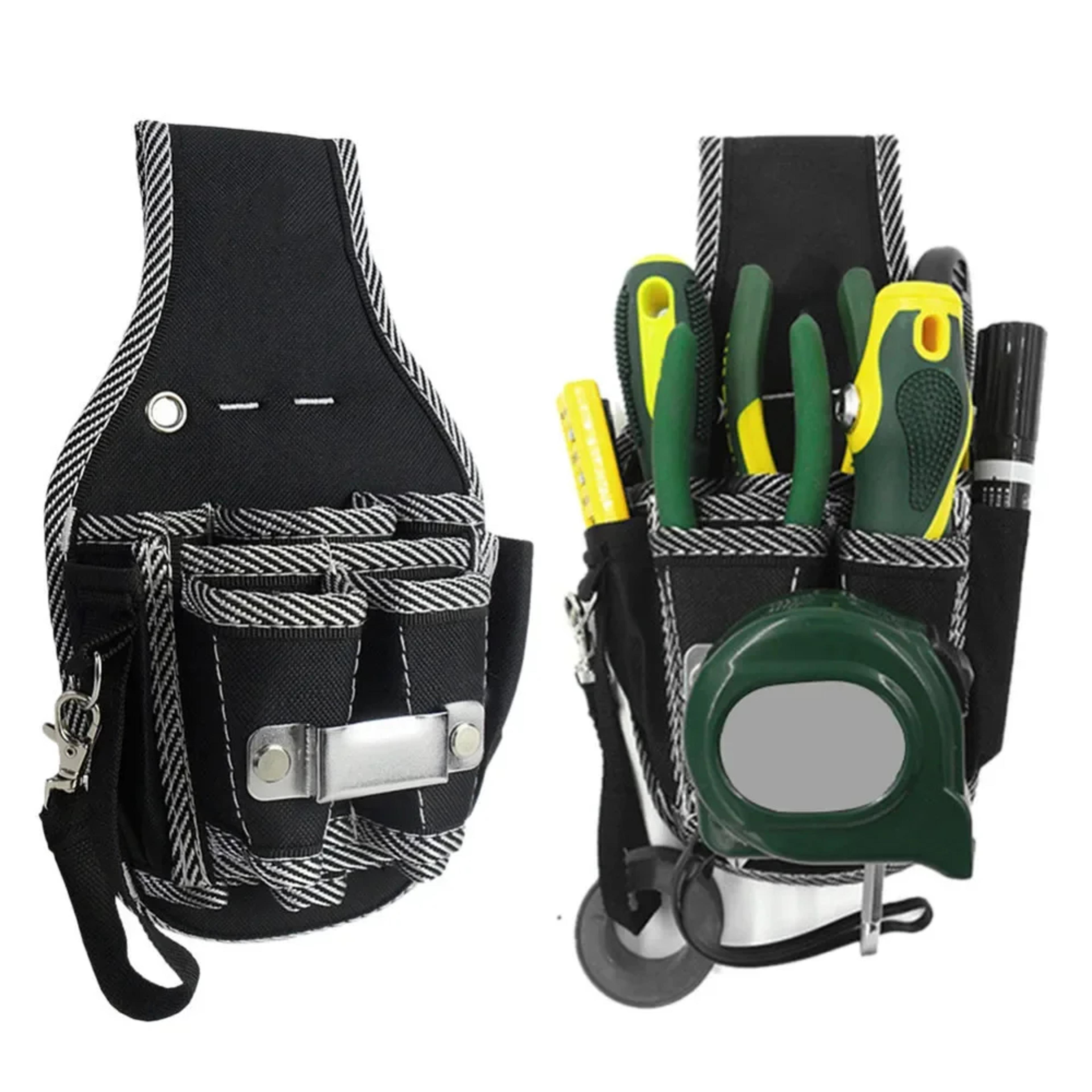 electrician tool pouch durable tool belt pouch with multi pocket organizer