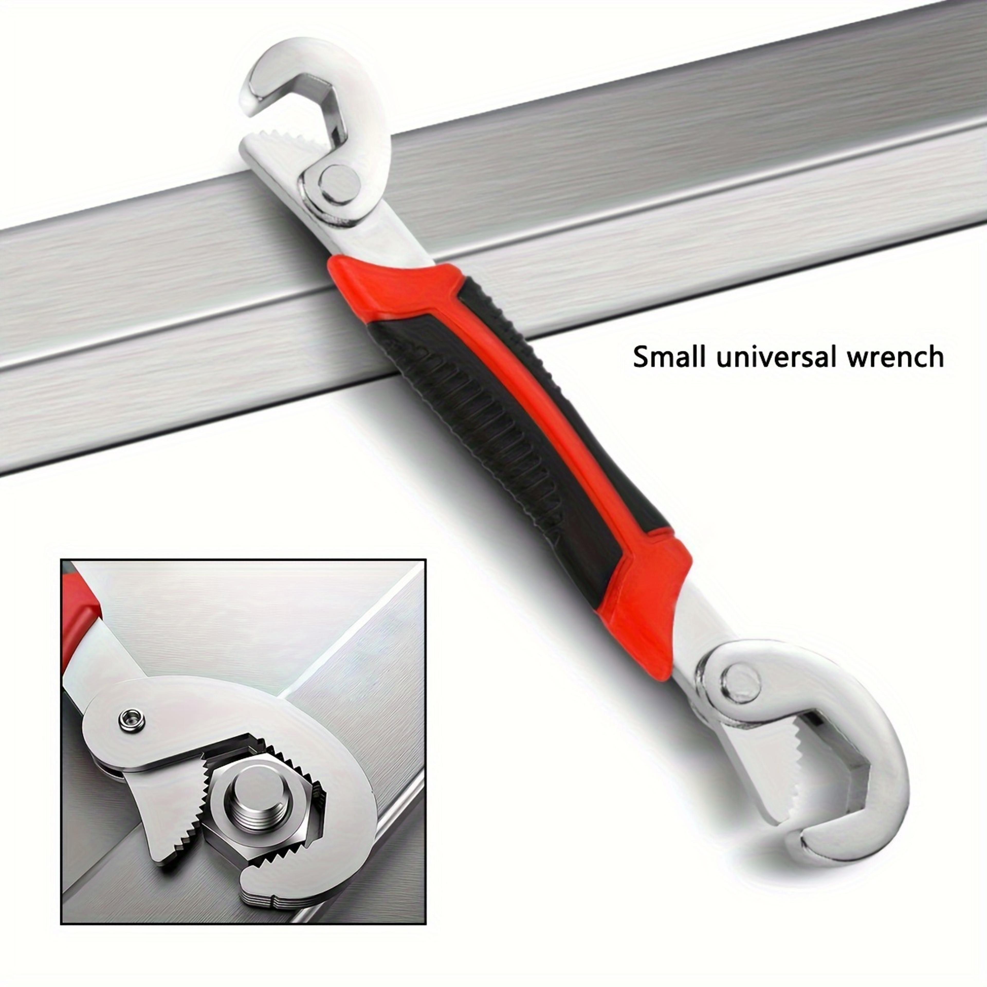 universal adjustable ratchet wrench with non slip grip for fast repairs