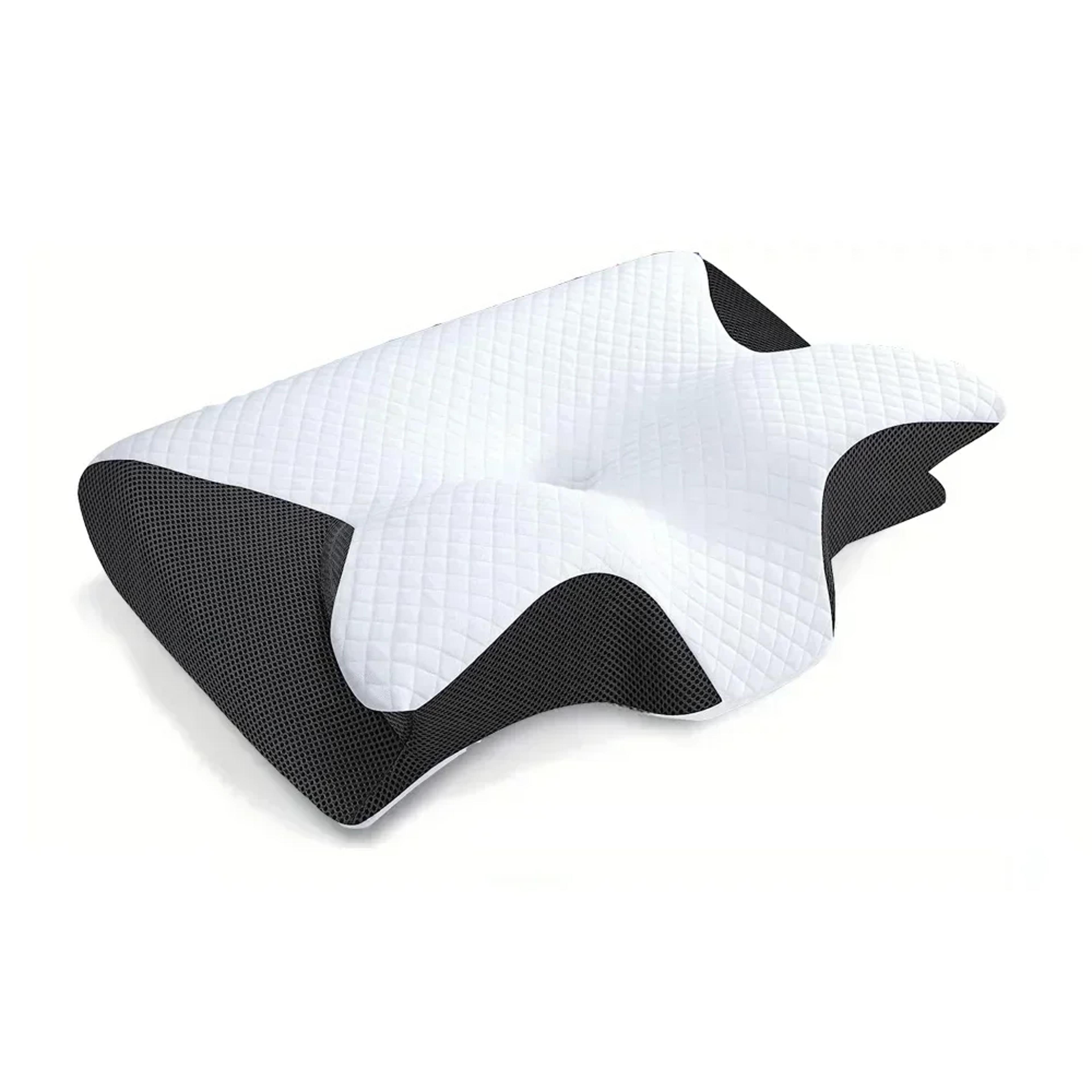 butterfly memory foam neck pillow for cervical support and comfortable sleep