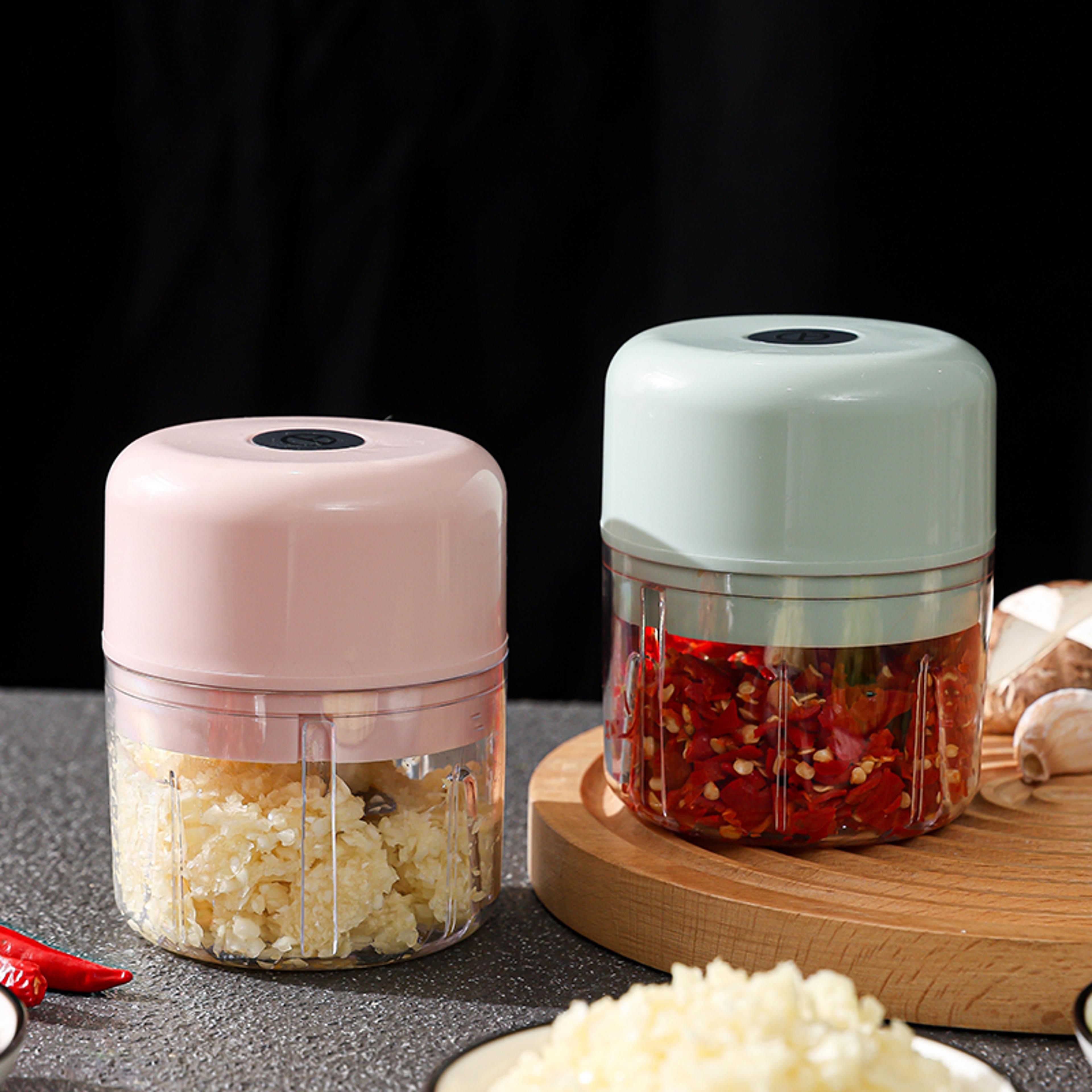 mini electric food chopper usb rechargeable garlic vegetable and meat grinder