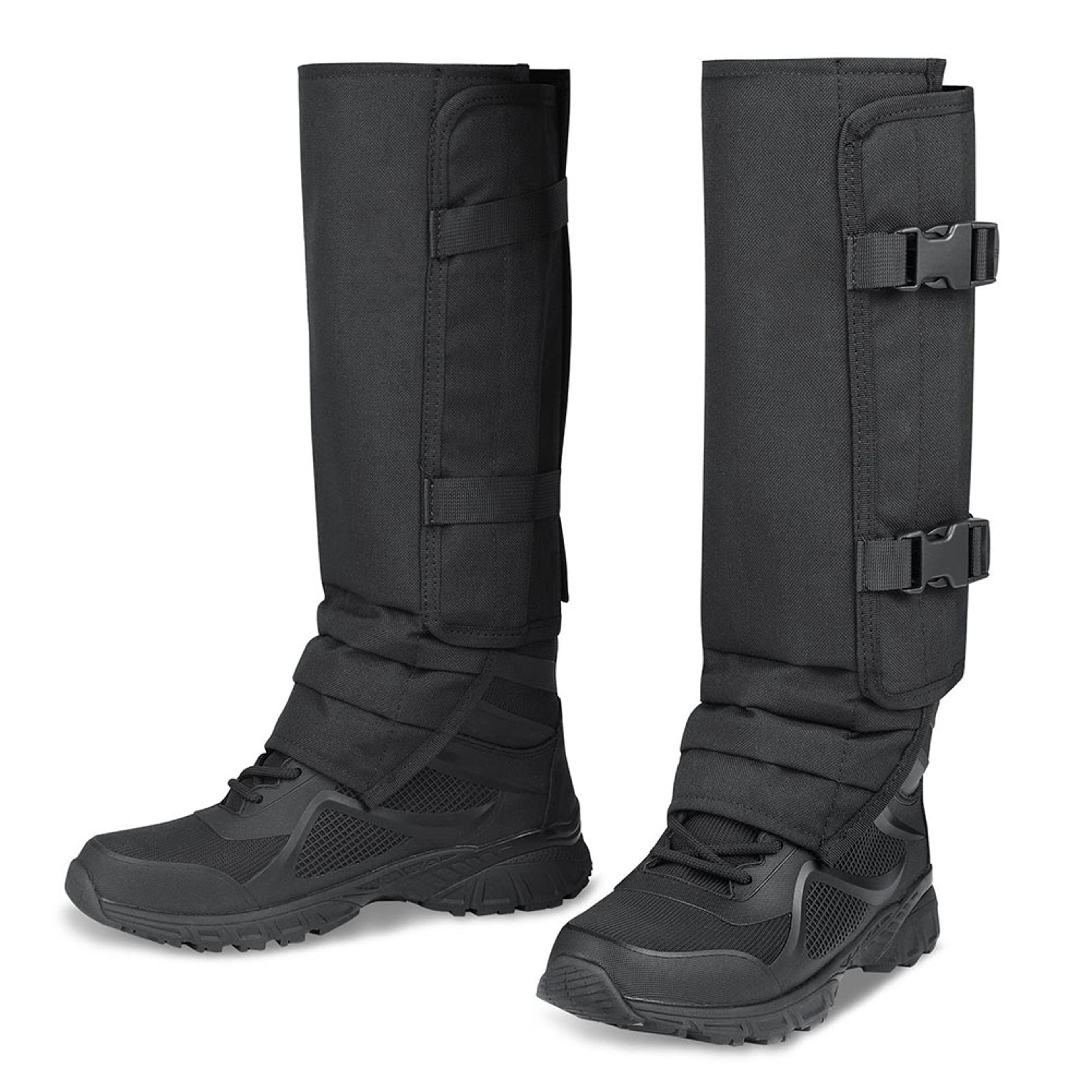 adjustable waterproof snake gaiters for lower leg protection hiking hunting and outdoor work