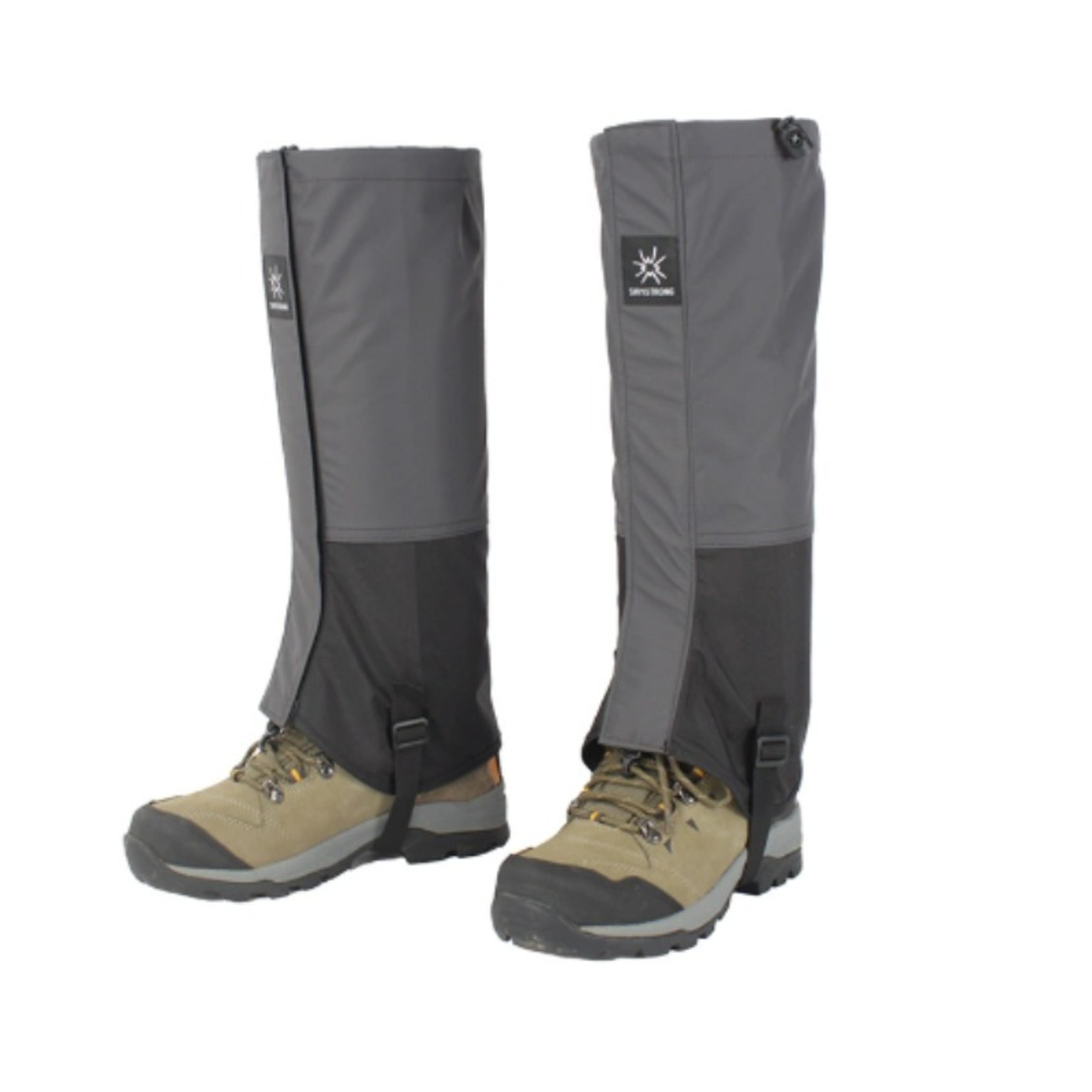 waterproof hiking gaiters long leg boot covers for snow hiking skiing and climbing