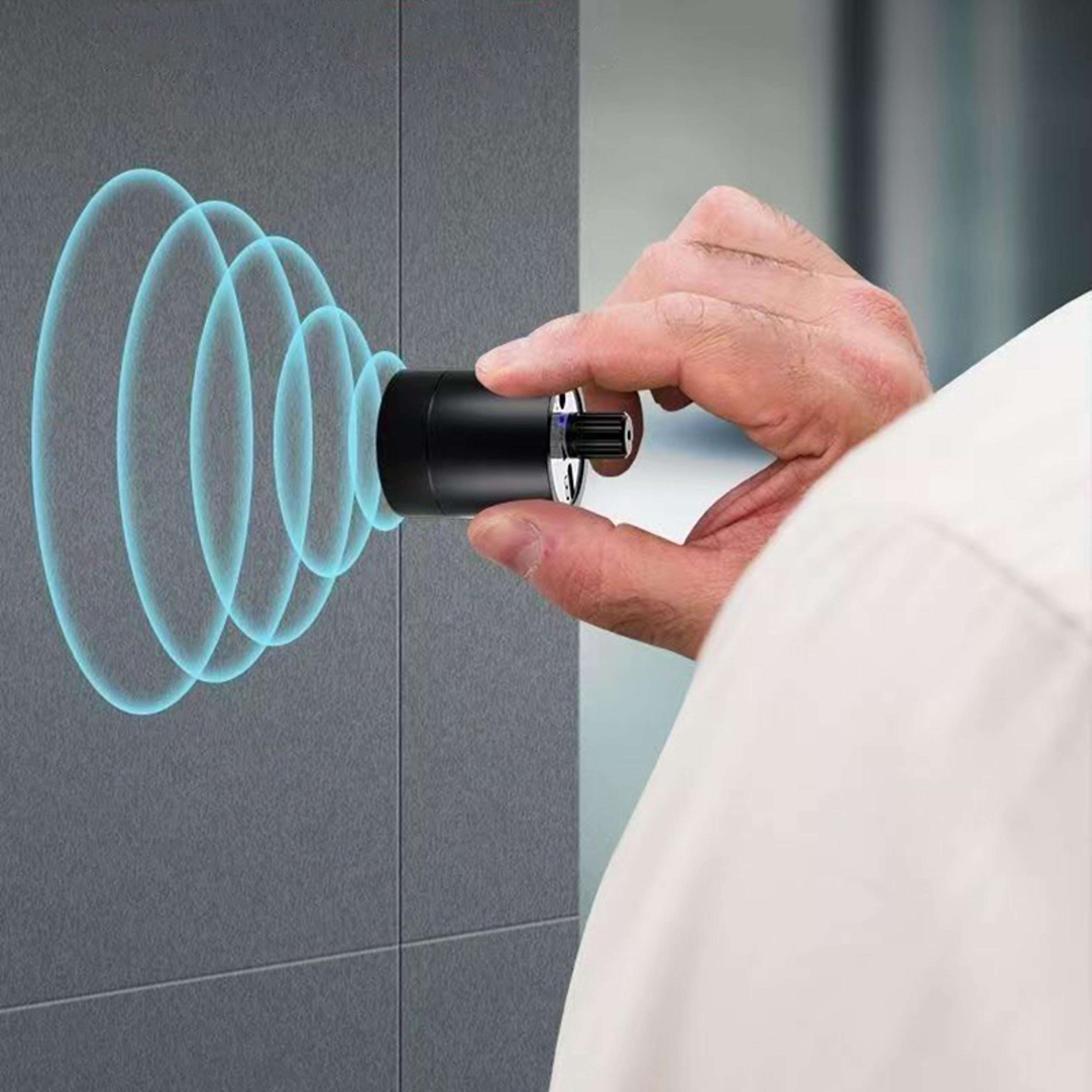 portable acoustic water leak detector for pipes and floor heating systems