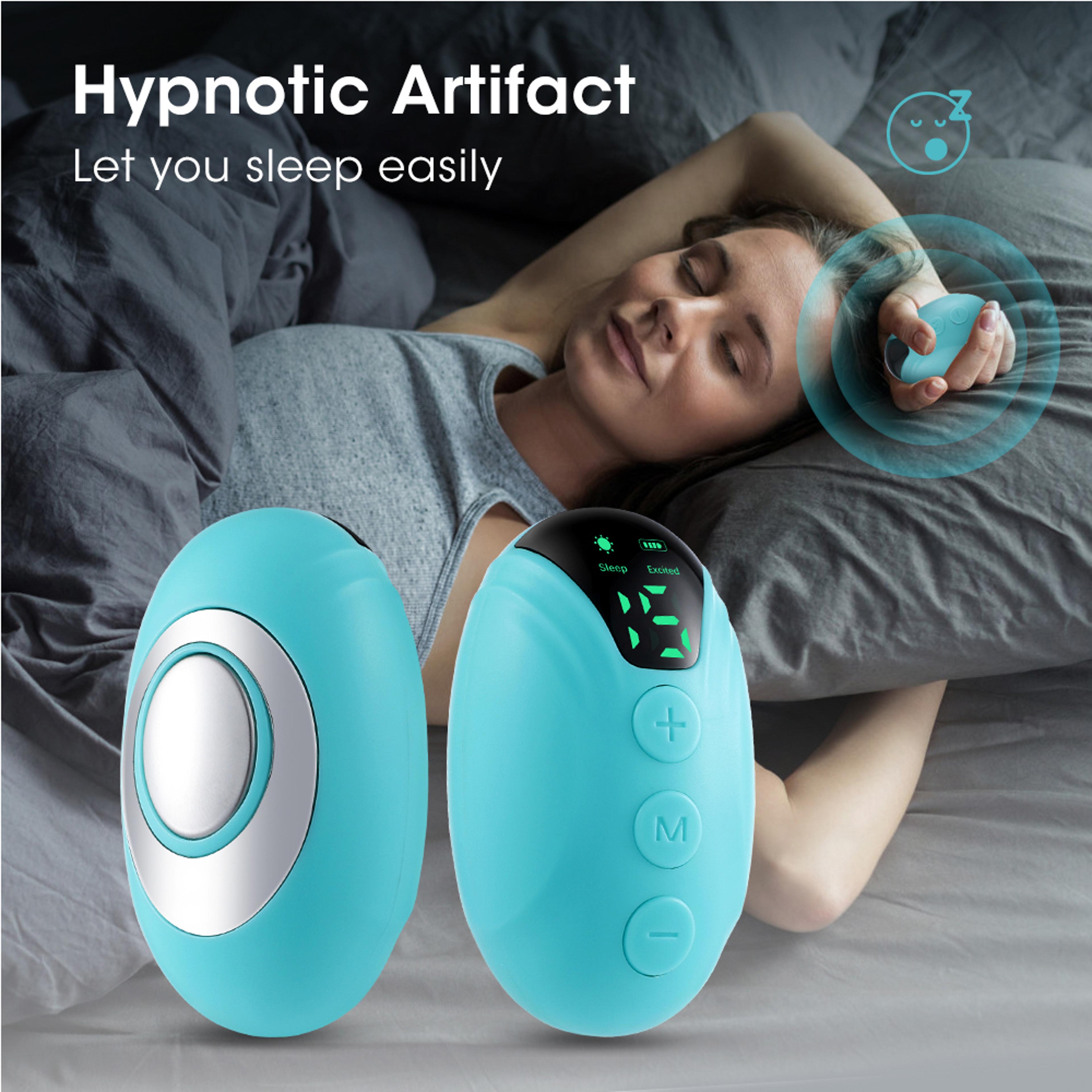 handheld microcurrent sleep aid device for relaxation and better bedtime comfort