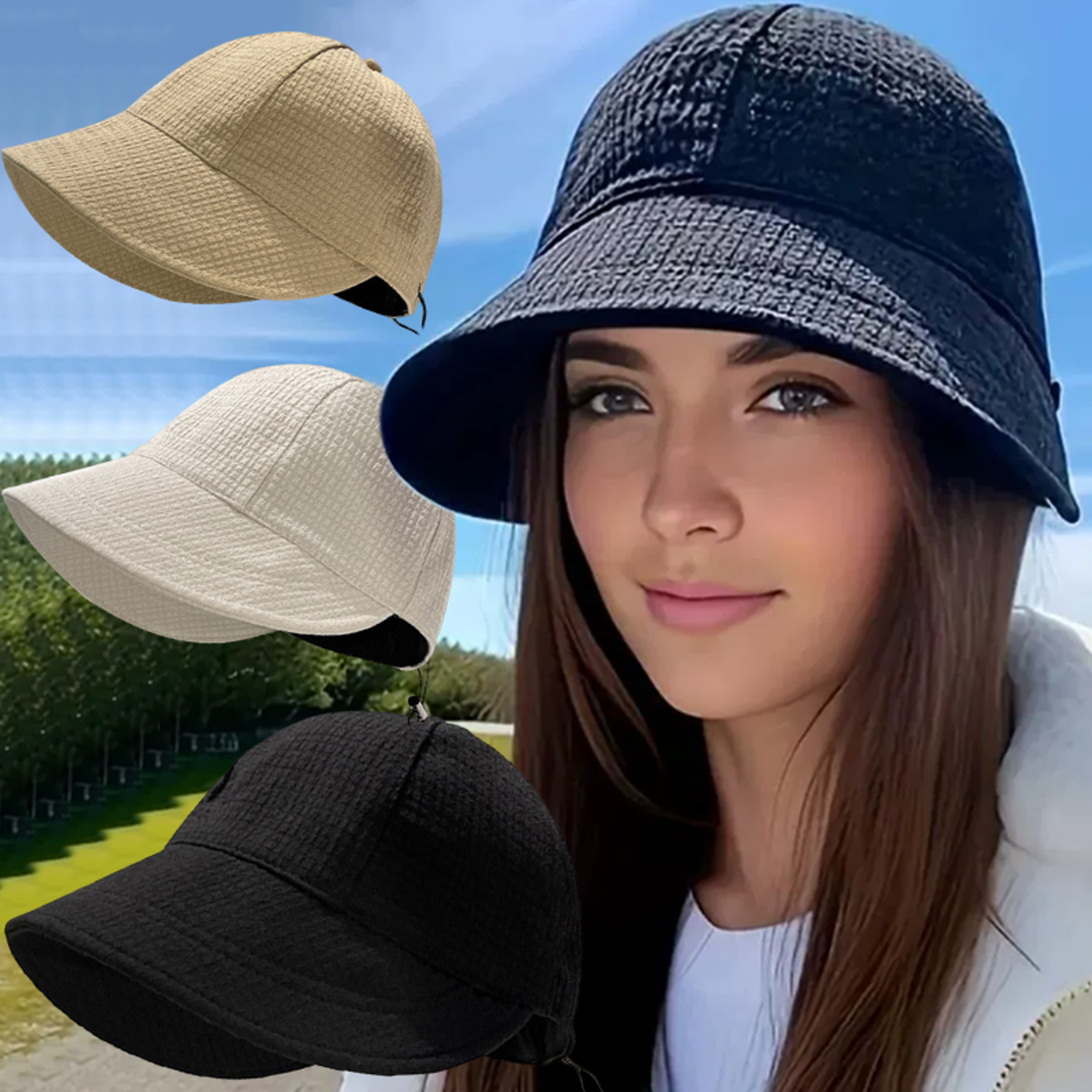 women foldable wide brim sun hat for uv protection beach travel and hiking