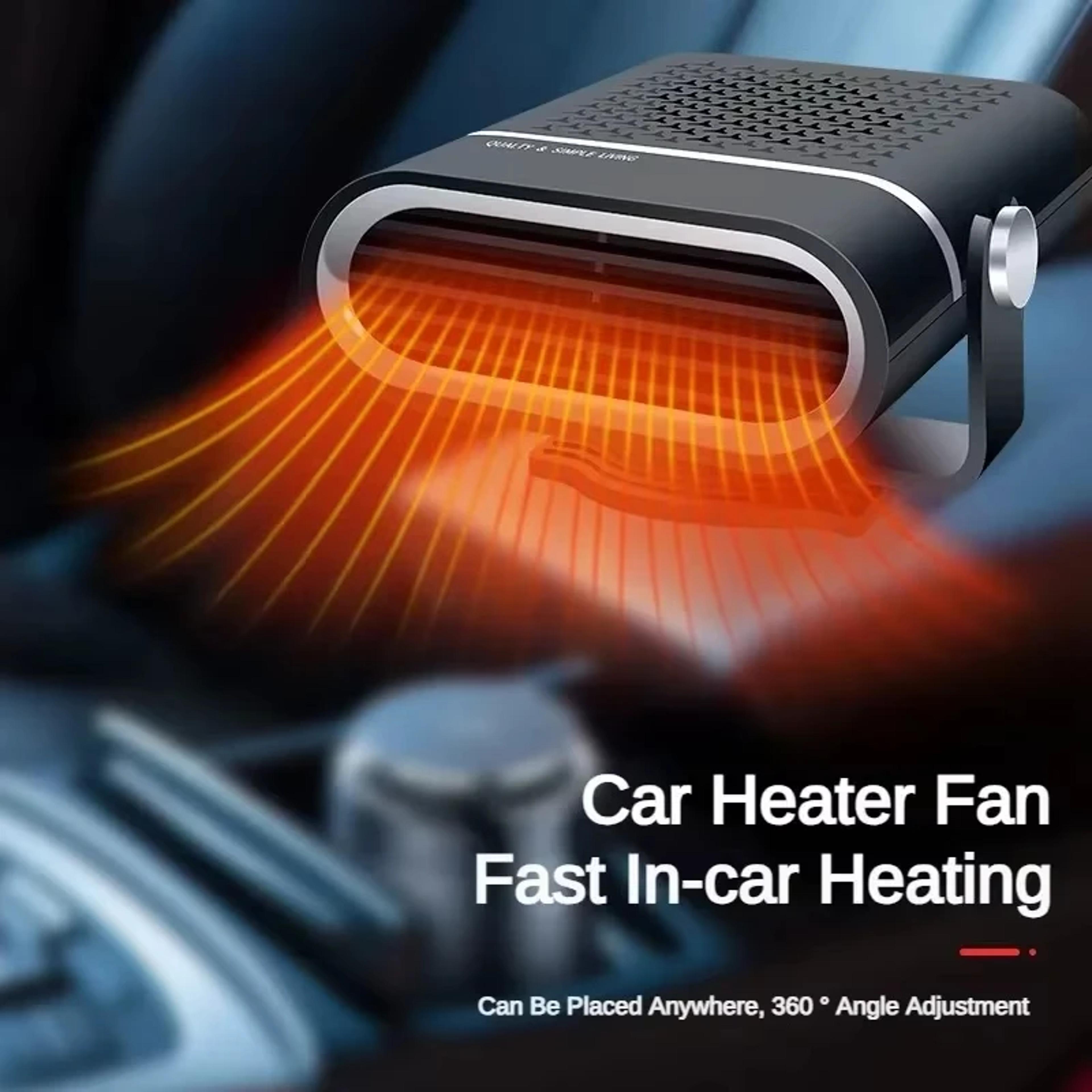 portable car heater windshield defroster for fast defogging and winter driving