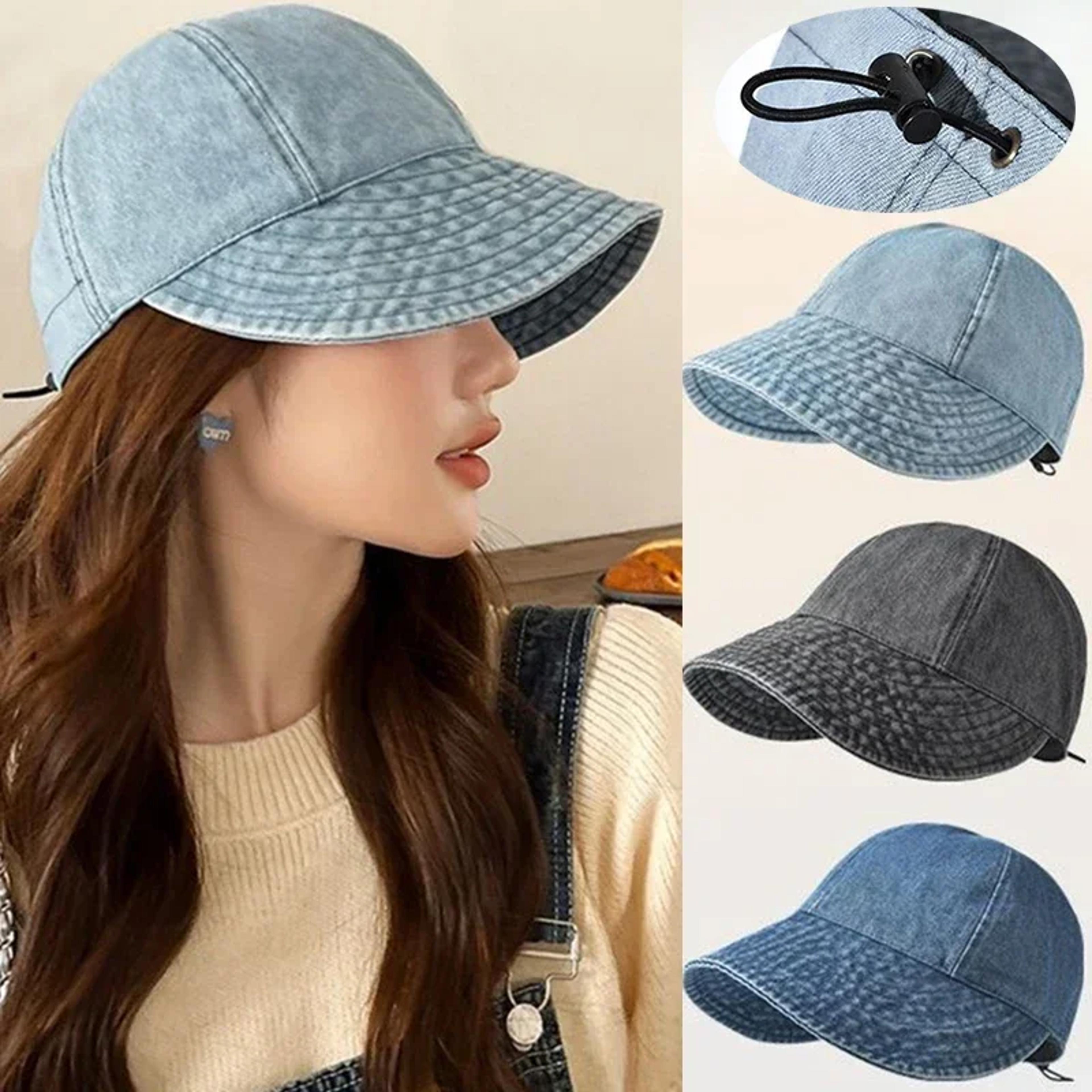 foldable wide brim sun hat adjustable quick dry beach fisherman hat