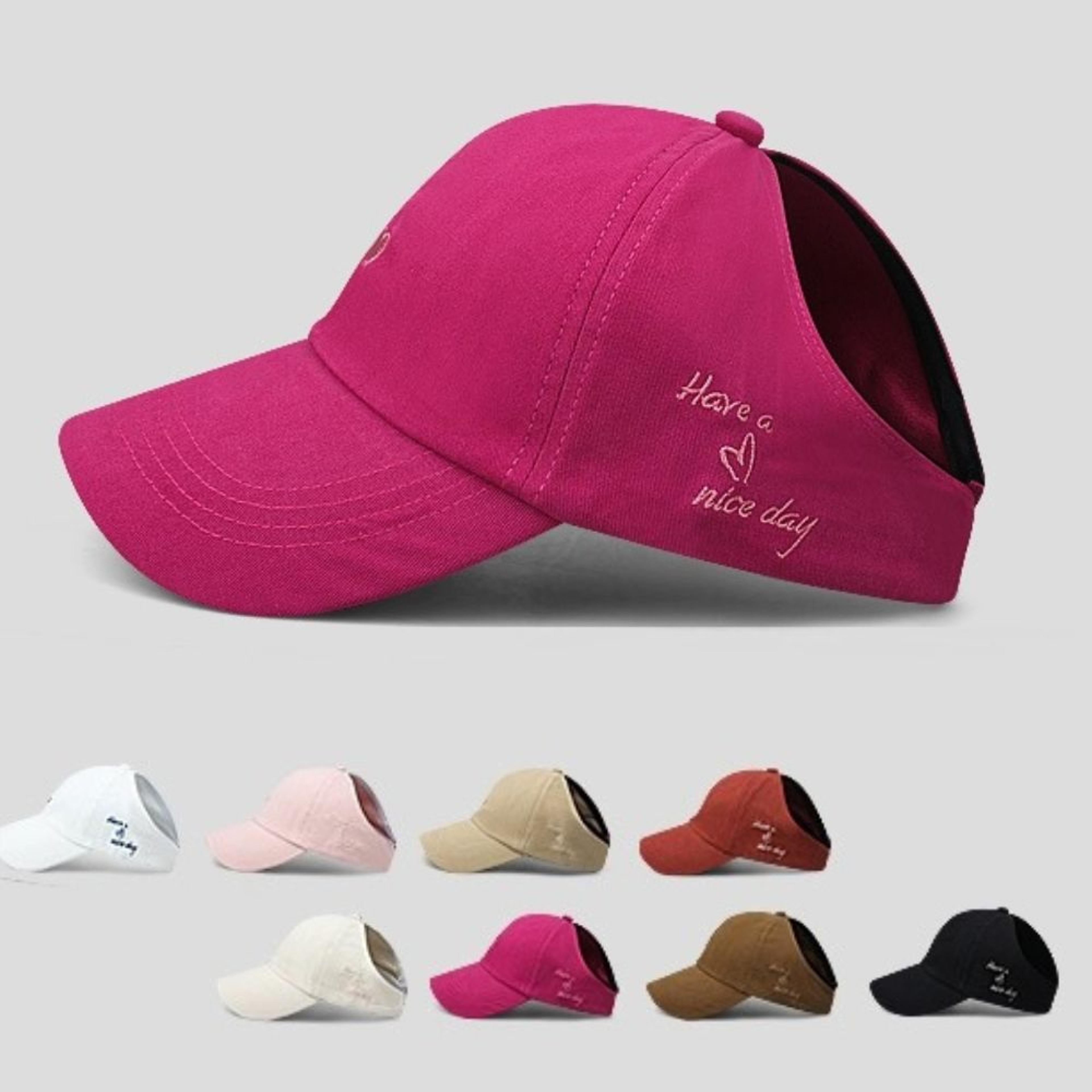 kids heart design baseball cap summer sun hat open top peaked cap