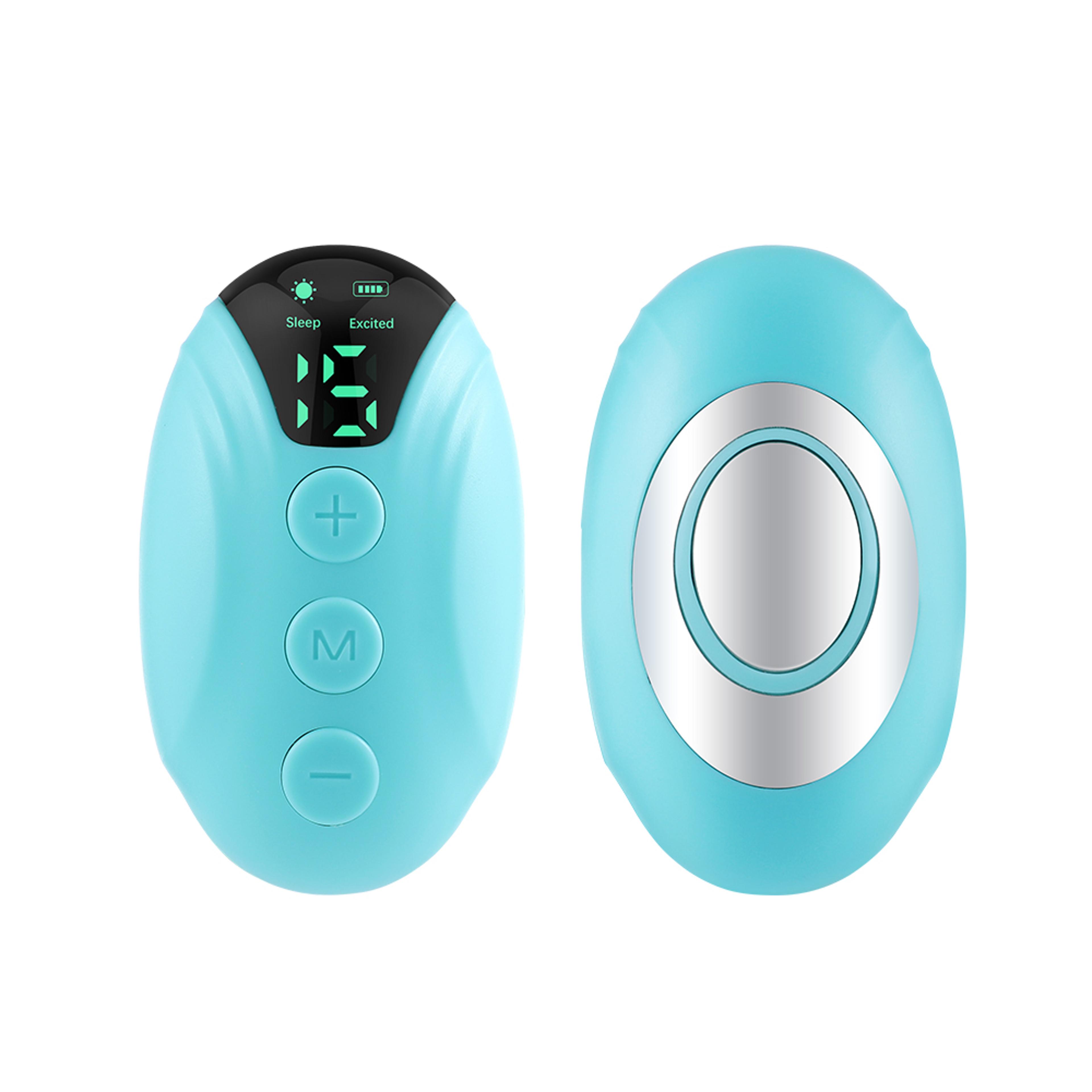 handheld microcurrent sleep aid relaxation device with adjustable intensity